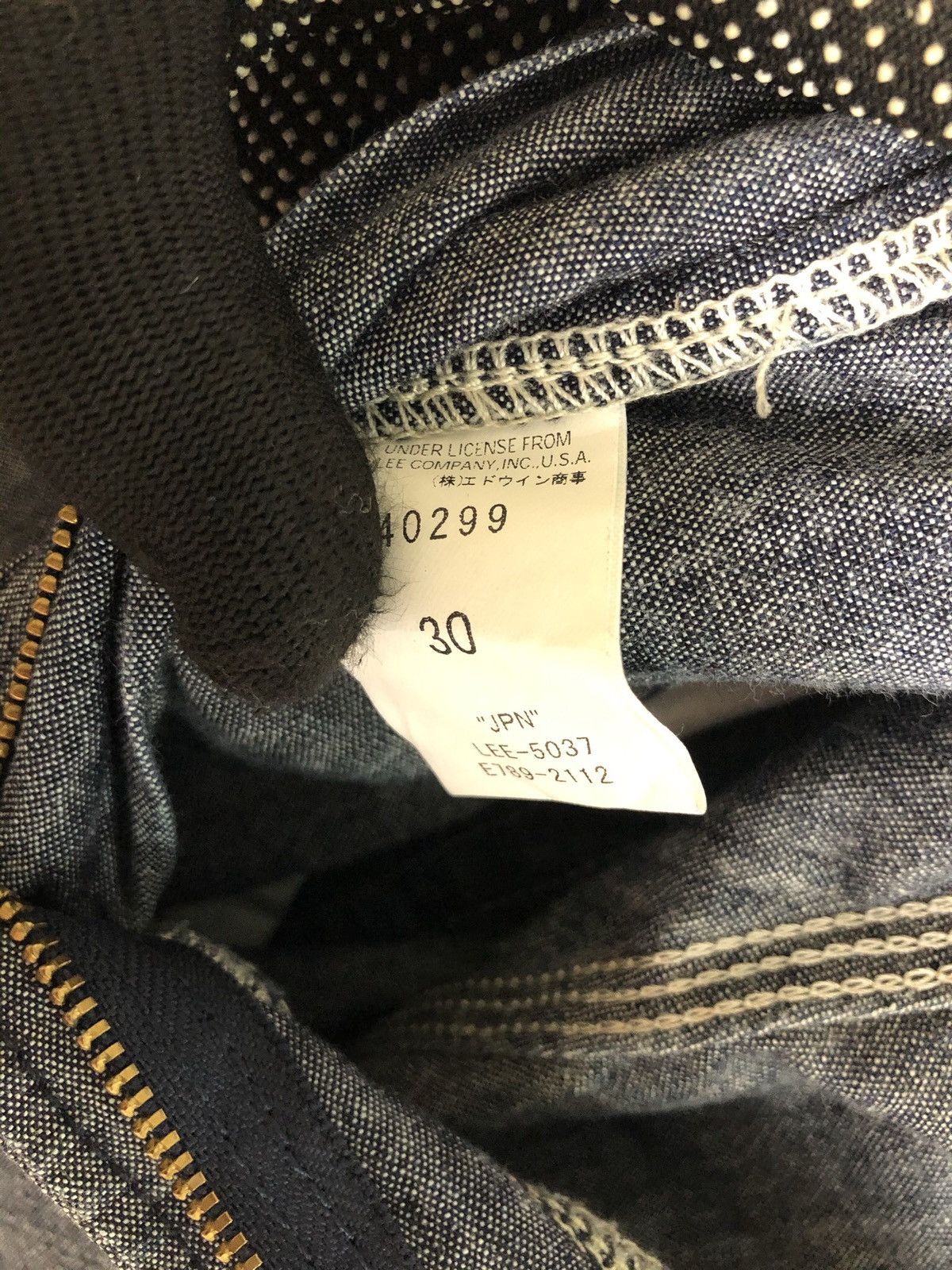 Japanese Brand × Lee Sanforized Union Made Lee Carpenter Hickory Workwear Pants Size US 34 / EU 50 - 10 Thumbnail