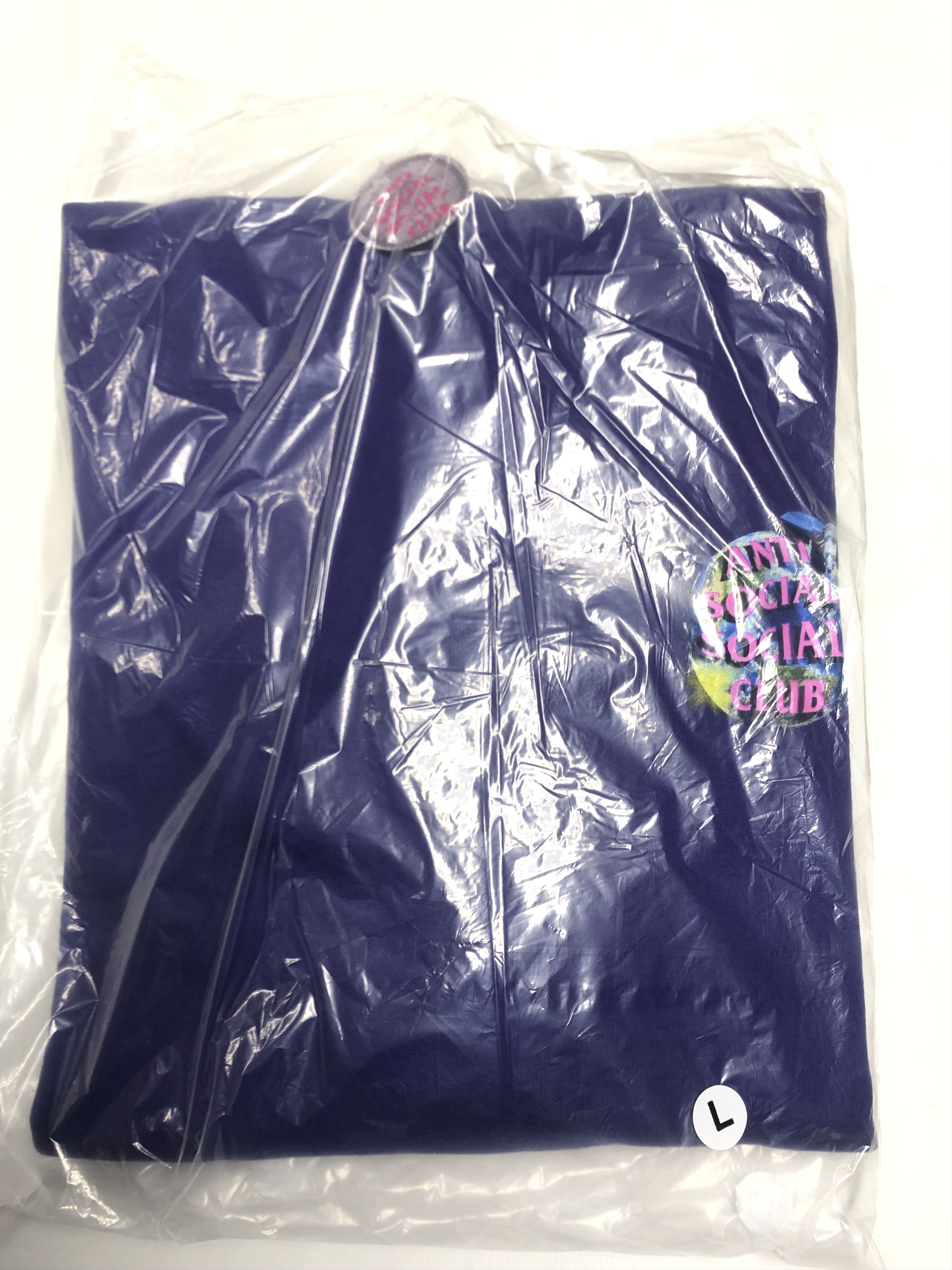 Anti Social Social Club × Members Only DS ASSC satellite Worldwide Purple Hoodie FTP FOG BAPE Kith Size US L / EU 52-54 / 3 - 2 Thumbnail