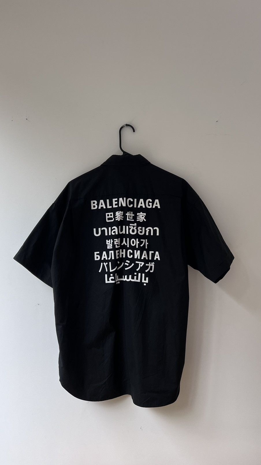 【BALENCIAGA】Logo boxy short sleeve T-shirt/全国送料込み Balenciaga Ceo Team Logo Boxy T-Shirt in Gray for Men | Lyst