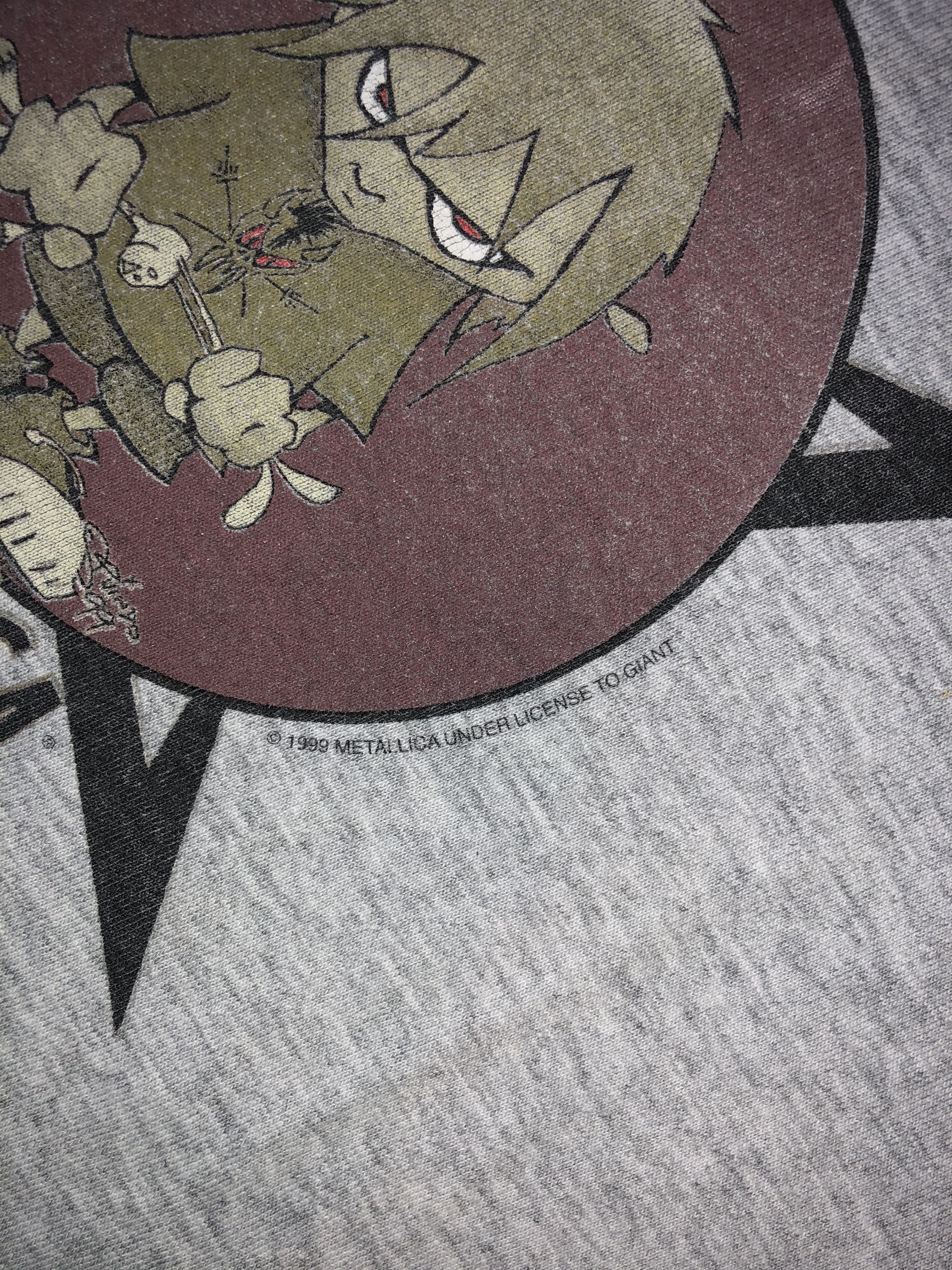 Band Tees Vintage 1999 Metallica (Megadeth, Iron Maiden, AC/DC) Size US L / EU 52-54 / 3 - 4 Thumbnail