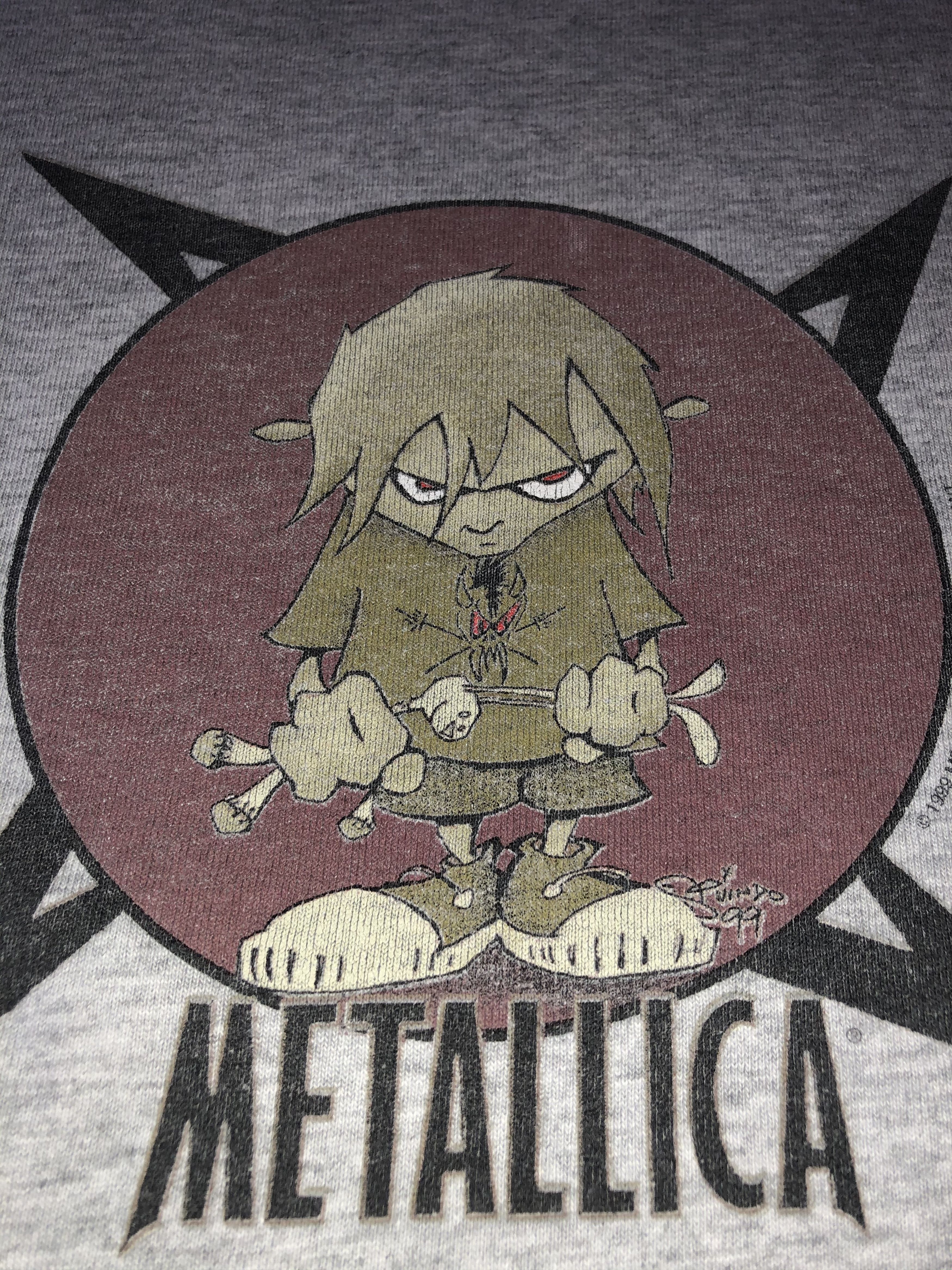 Band Tees Vintage 1999 Metallica (Megadeth, Iron Maiden, AC/DC) Size US L / EU 52-54 / 3 - 5 Thumbnail