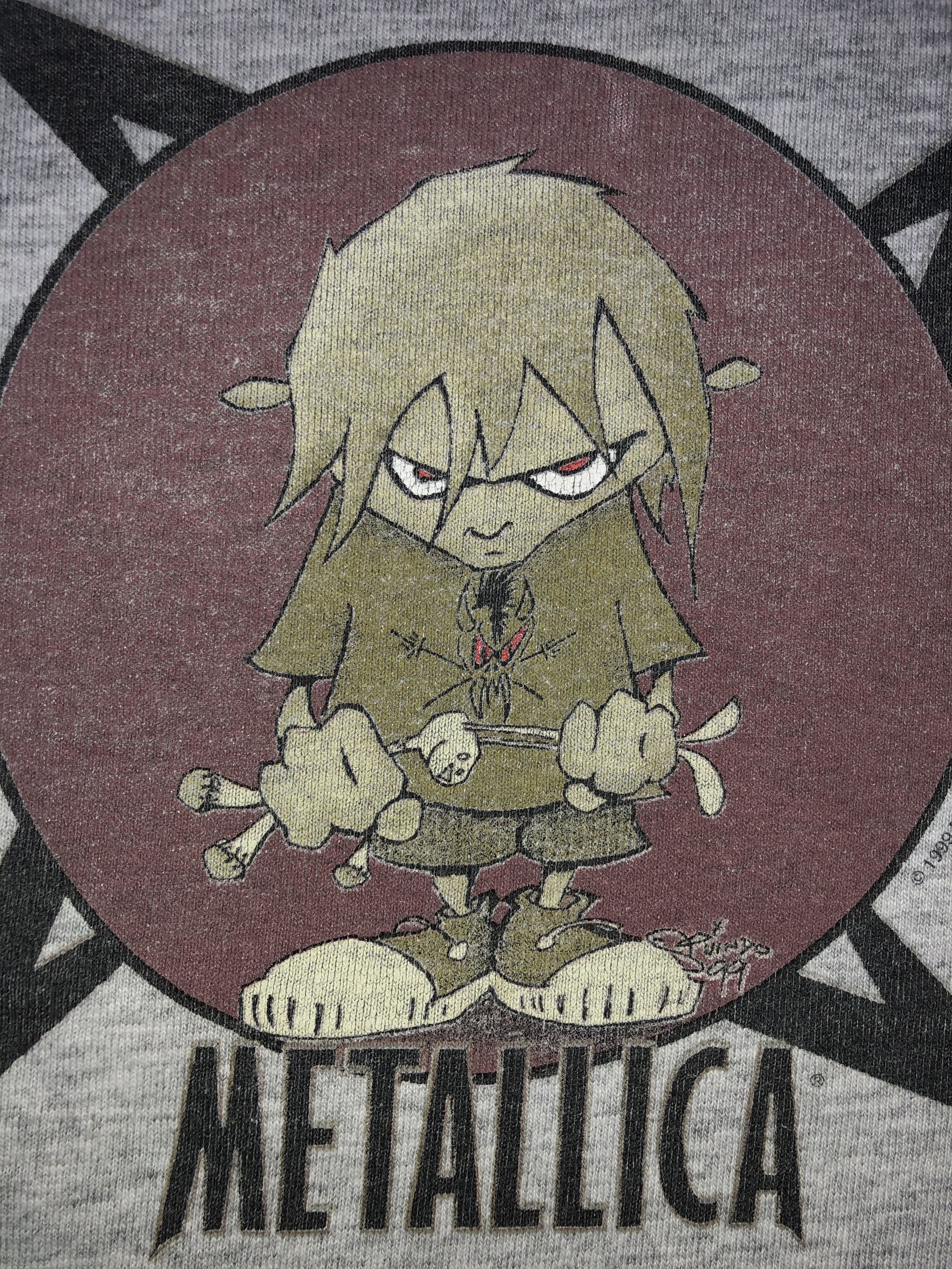 Band Tees Vintage 1999 Metallica (Megadeth, Iron Maiden, AC/DC) Size US L / EU 52-54 / 3 - 7 Thumbnail
