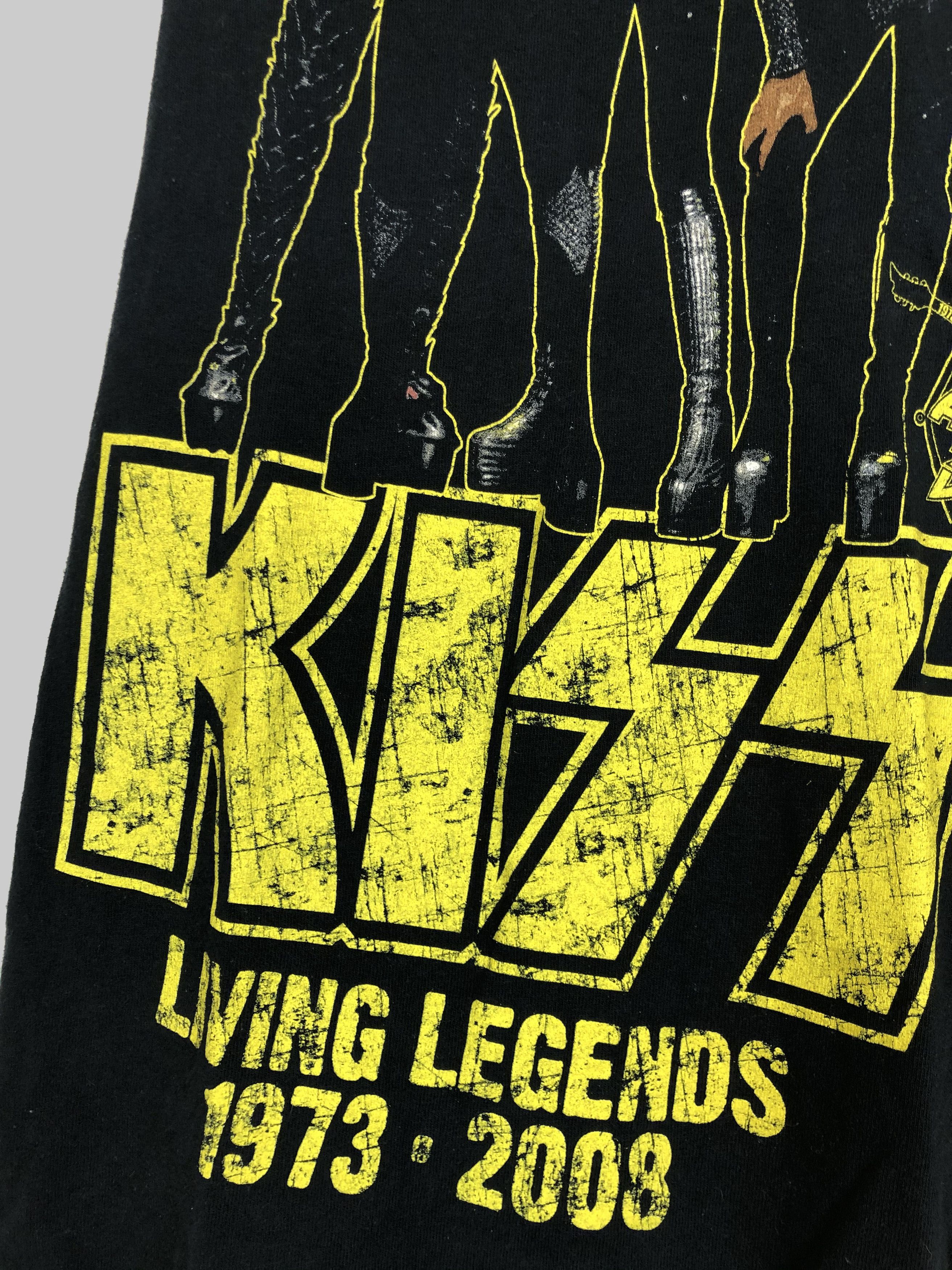 Band Tees Vintage Kiss t-shirt (Iron Maiden Guns N' Roses) Size US S / EU 44-46 / 1 - 6 Thumbnail