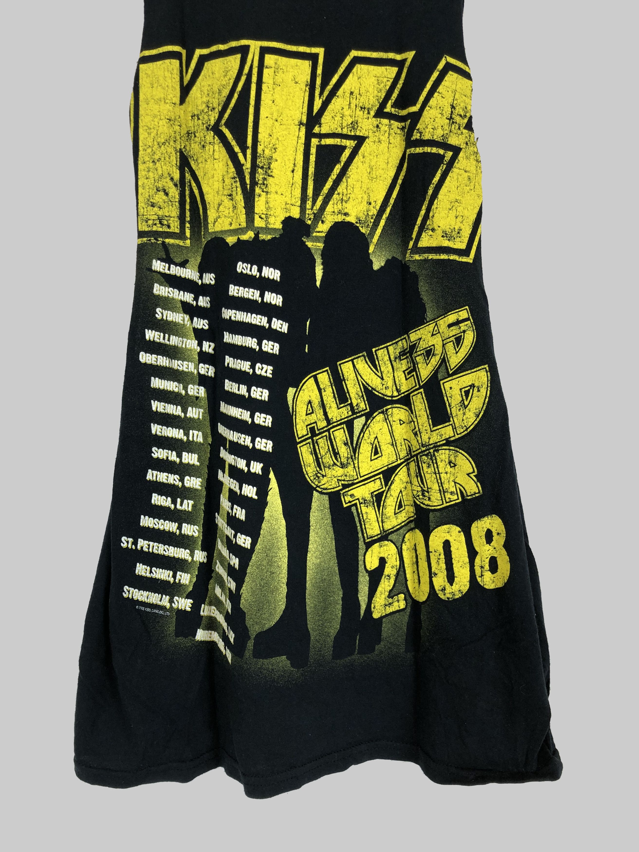 Band Tees Vintage Kiss t-shirt (Iron Maiden Guns N' Roses) Size US S / EU 44-46 / 1 - 8 Thumbnail