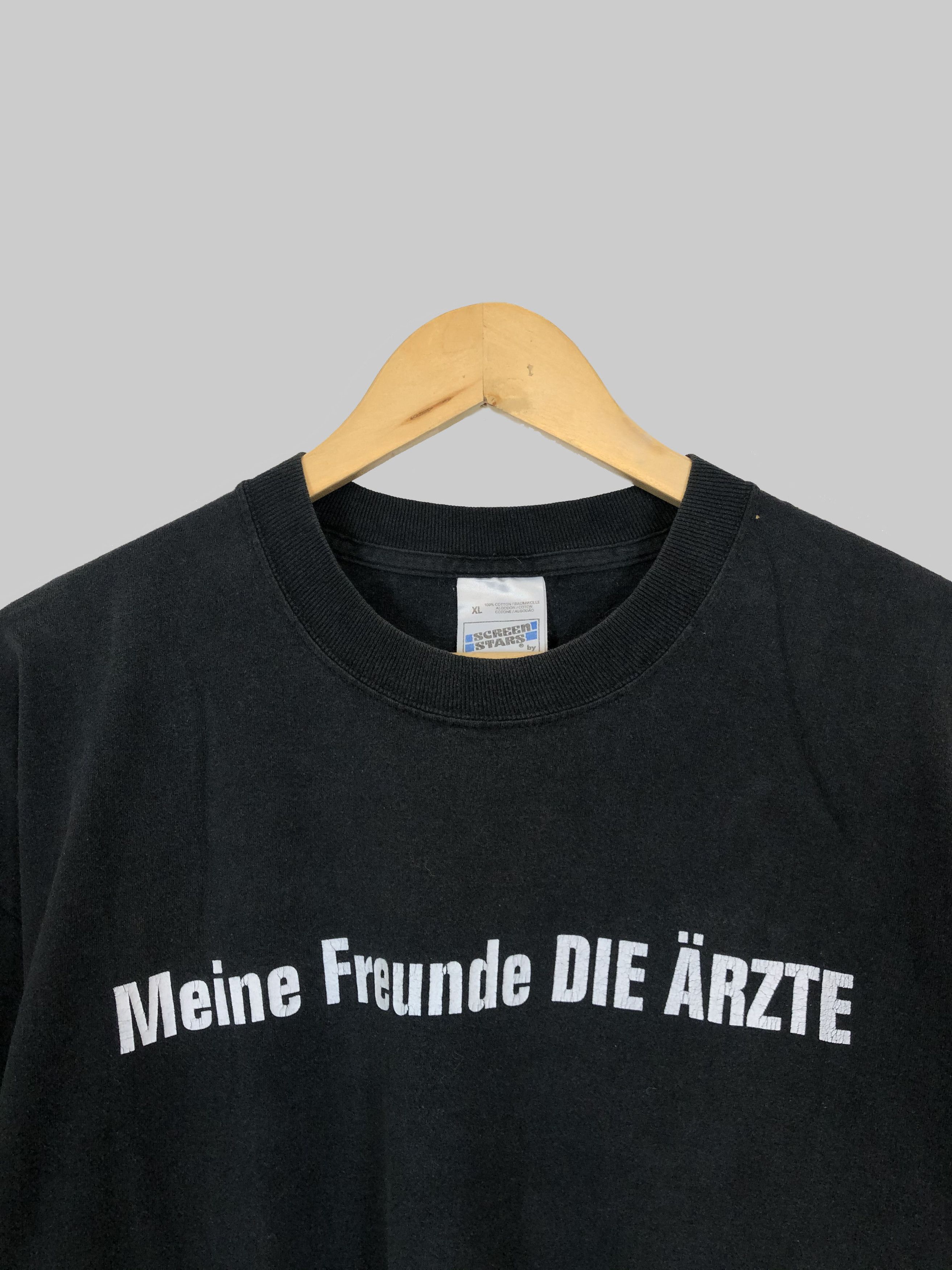 Band Tees Vintage Die Arzte Meine Freunde (Böhse Onkelz Blink 182) Size US XL / EU 56 / 4 - 2 Thumbnail
