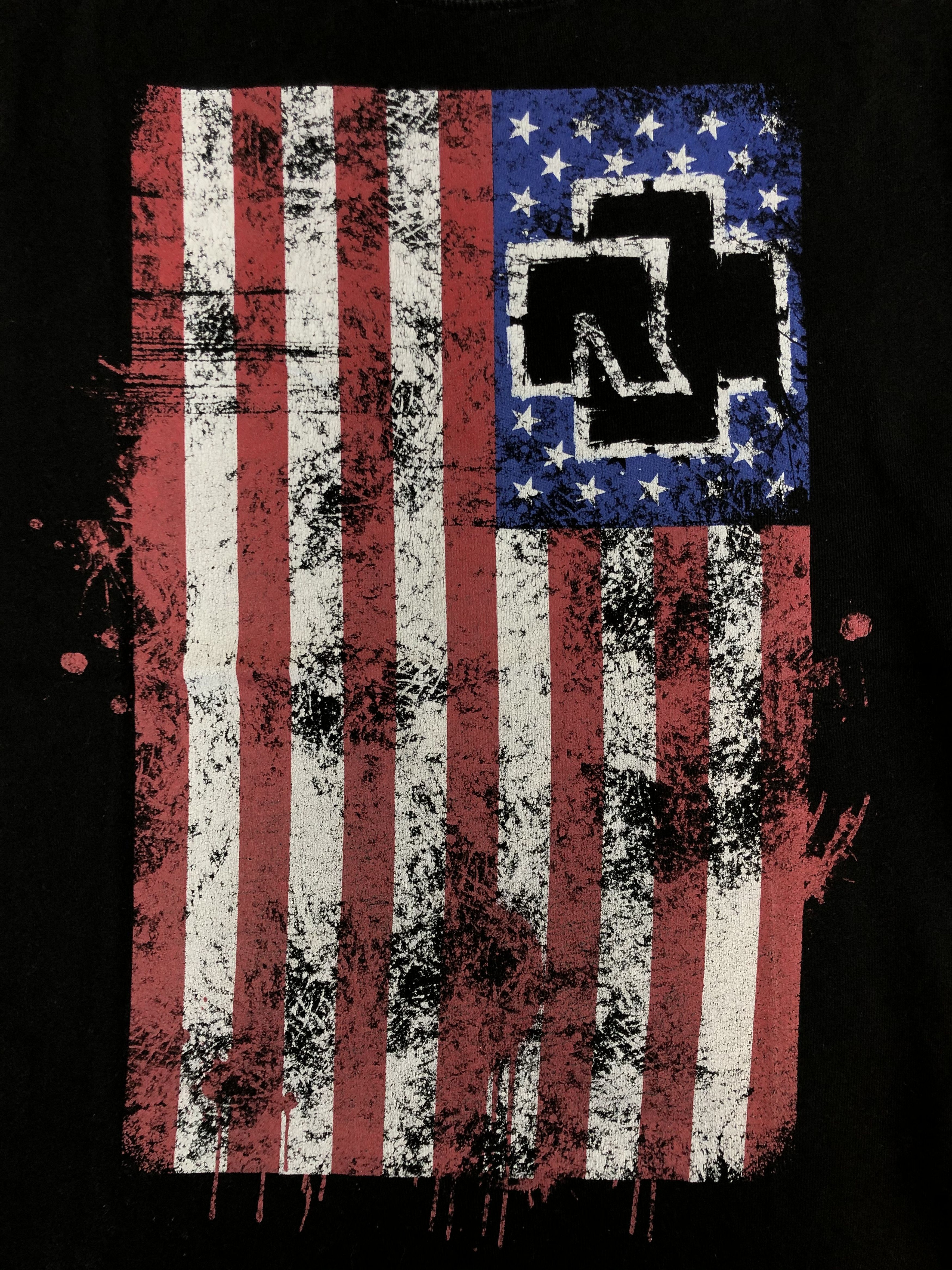 Band Tees Vintage Rammstein in Amerika (Böhse Onkelz Marilyn Manson) Size US L / EU 52-54 / 3 - 4 Thumbnail