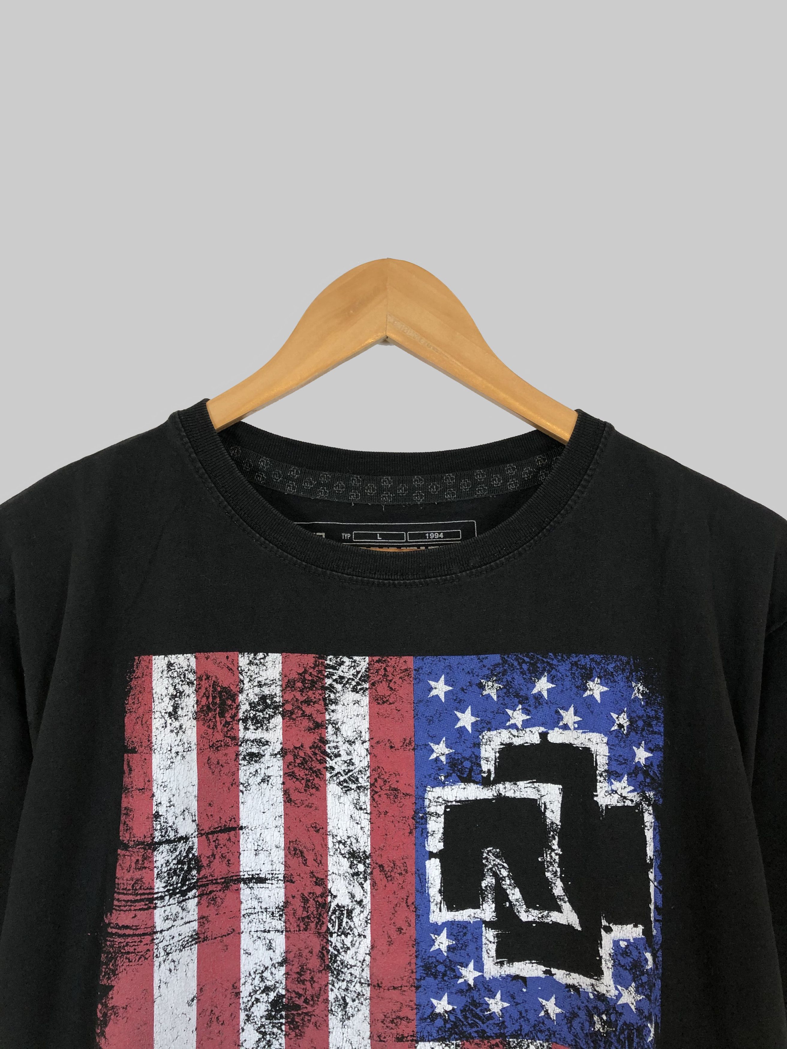 Band Tees Vintage Rammstein in Amerika (Böhse Onkelz Marilyn Manson) Size US L / EU 52-54 / 3 - 2 Thumbnail