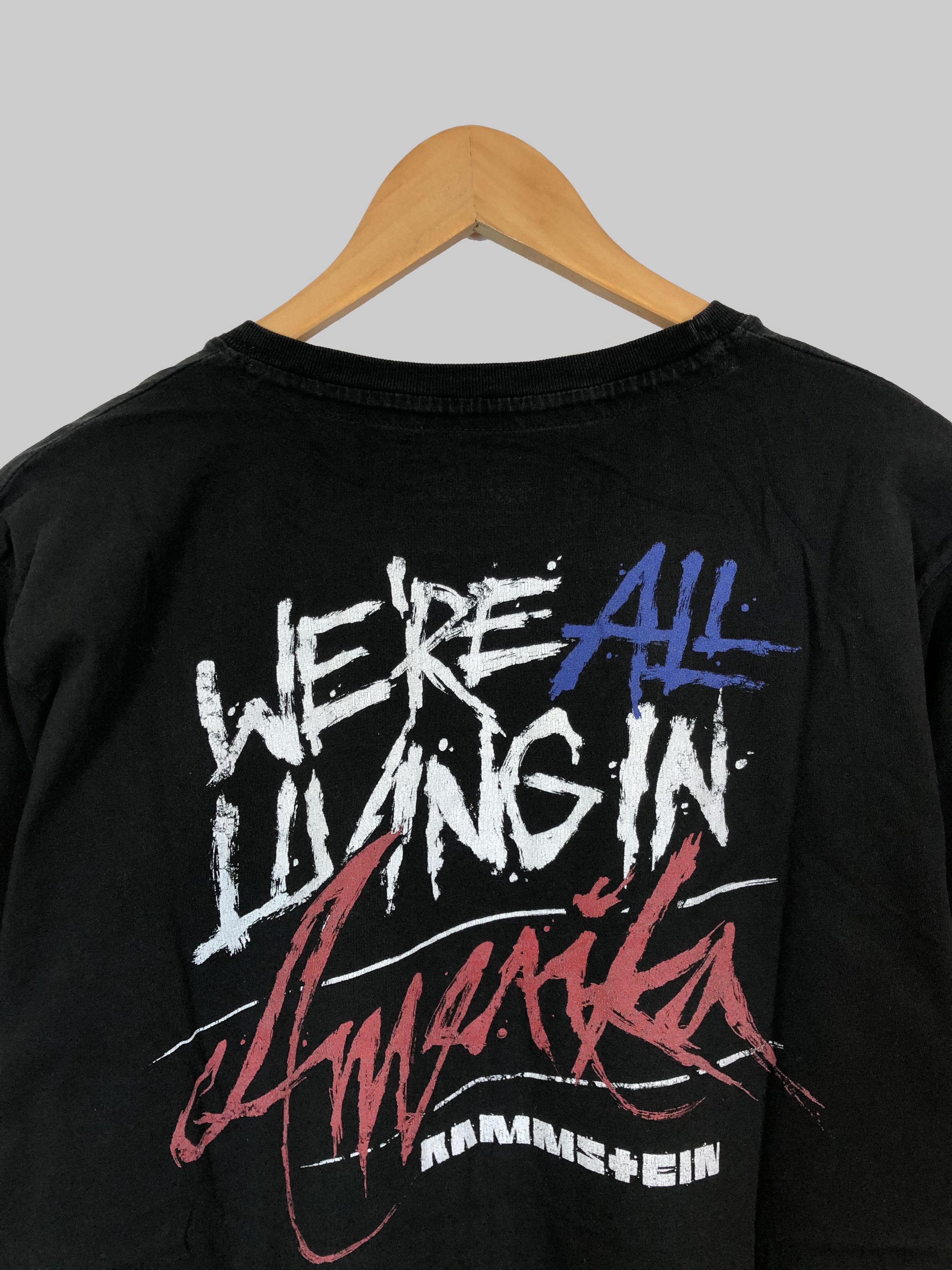 Band Tees Vintage Rammstein in Amerika (Böhse Onkelz Marilyn Manson) Size US L / EU 52-54 / 3 - 3 Thumbnail