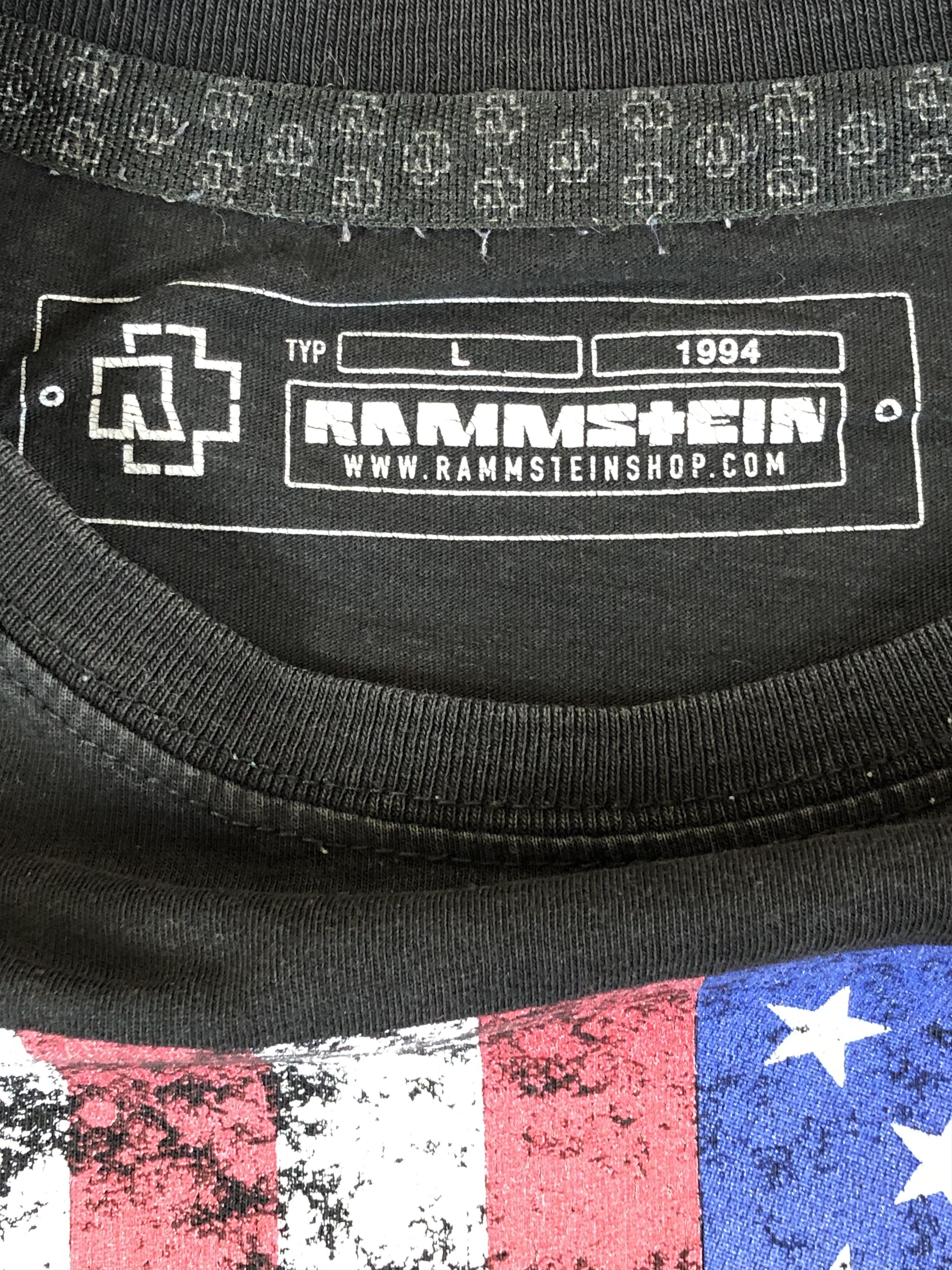 Band Tees Vintage Rammstein in Amerika (Böhse Onkelz Marilyn Manson) Size US L / EU 52-54 / 3 - 8 Thumbnail