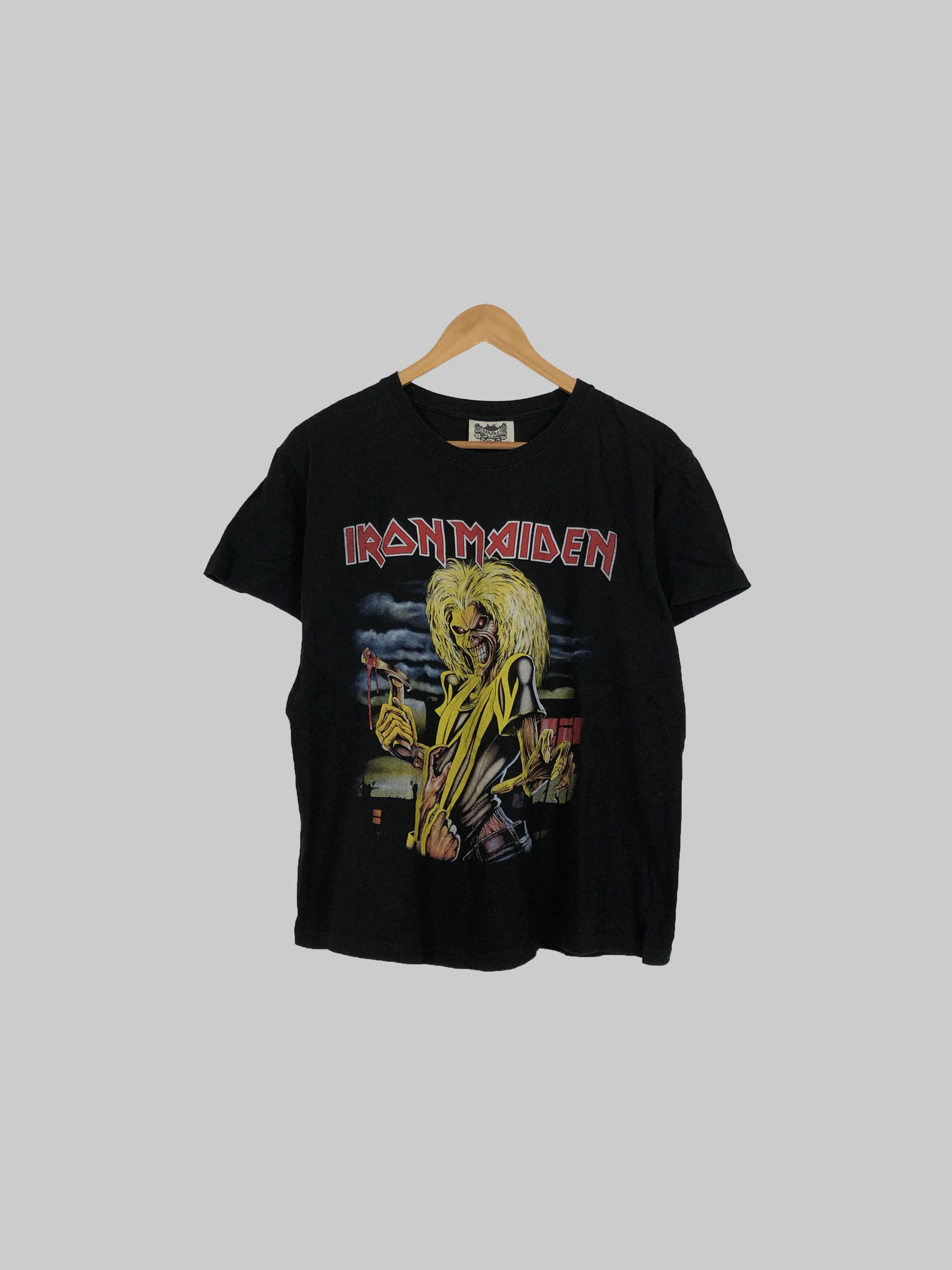 Band Tees Vintage Iron Maiden (Judas Priest Black Sabbath AC/DC) Size US S / EU 44-46 / 1 - 1 Thumbnail
