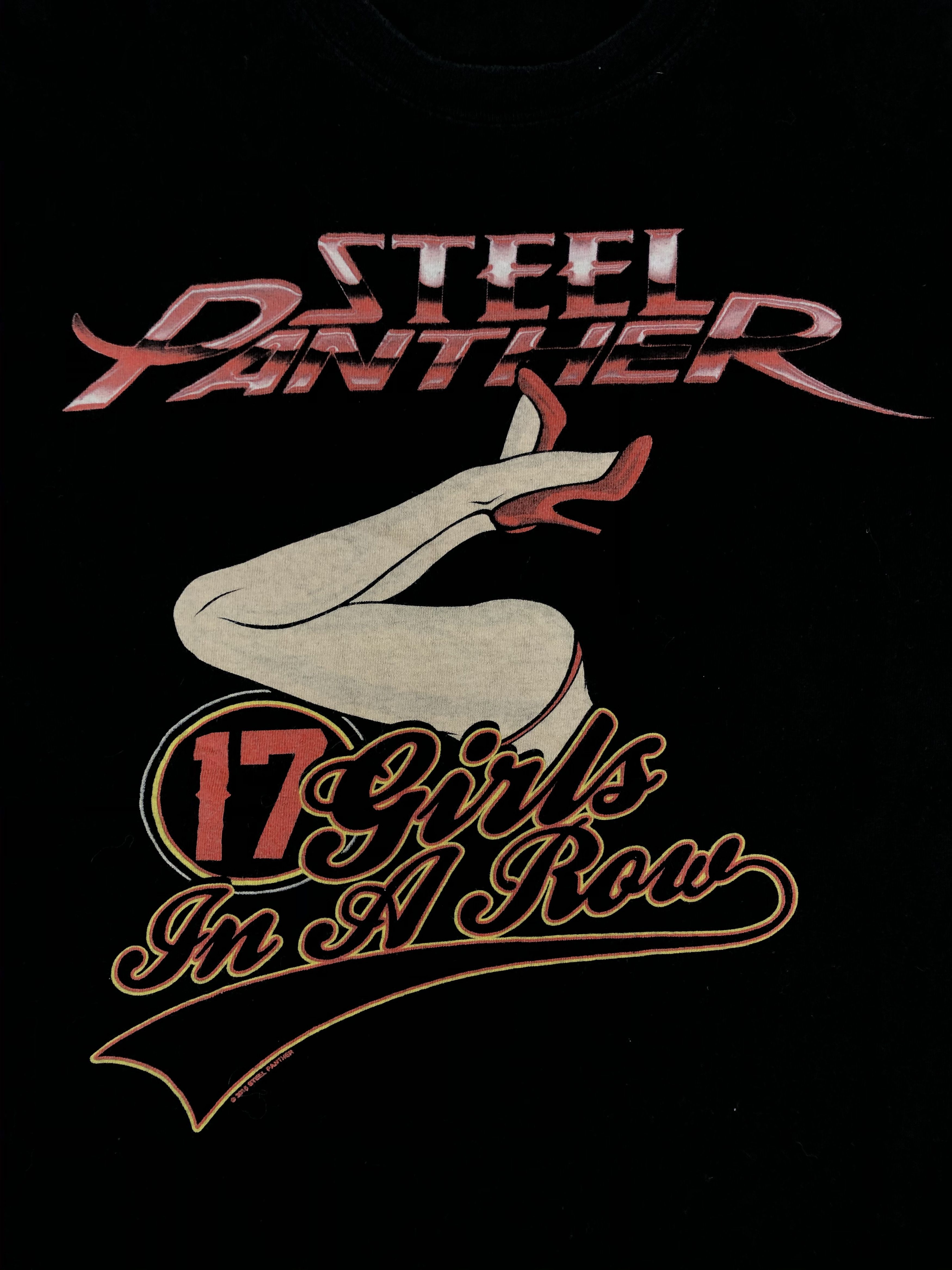 Band Tees Vintage 2015 Steel Panther (Mötley Crüe, Def Leppard) Size US M / EU 48-50 / 2 - 3 Thumbnail