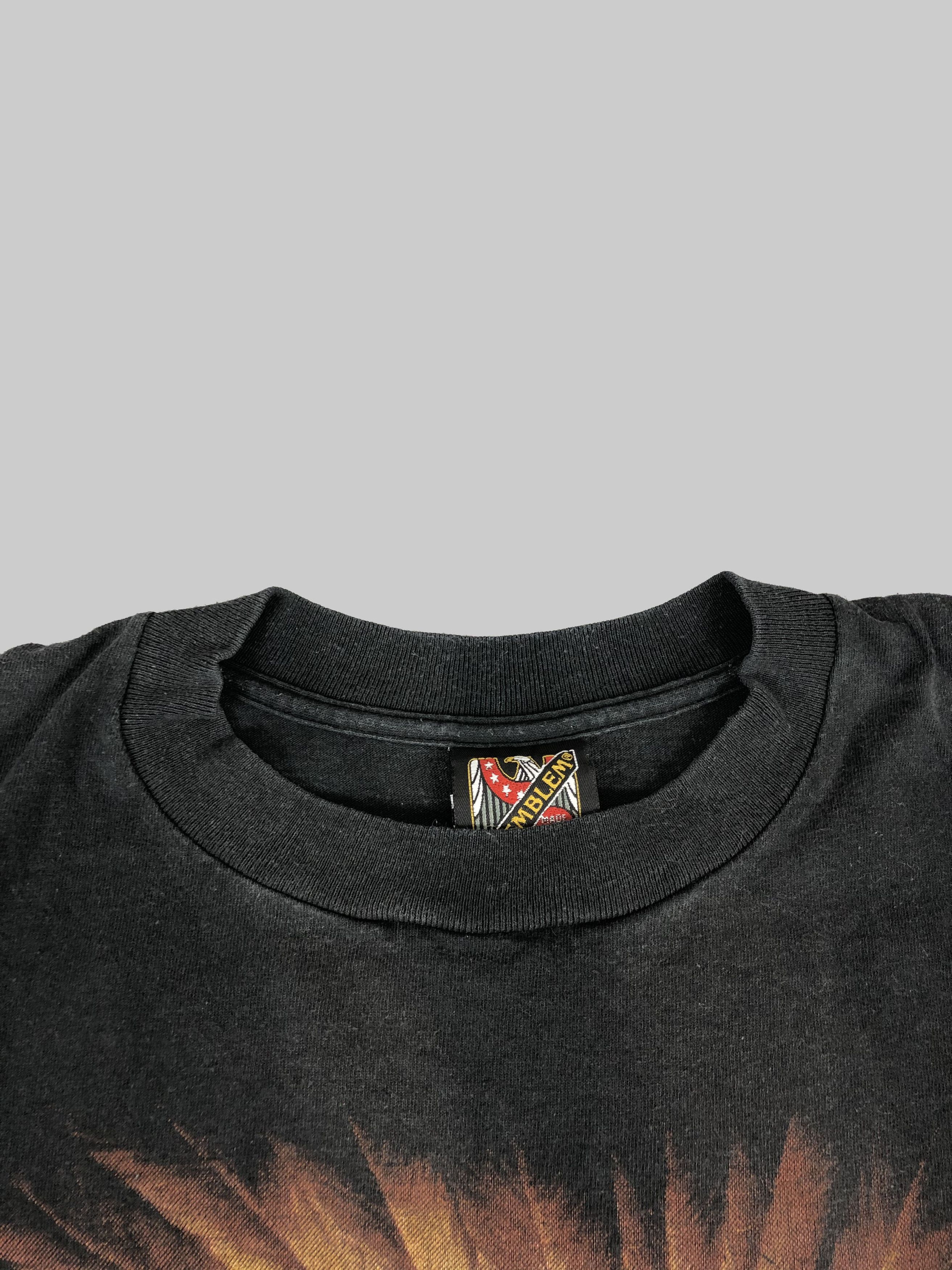 Harley Davidson Vintage 90s 3D Emblem Brothers in the Wind Indian Size US XL / EU 56 / 4 - 8 Thumbnail