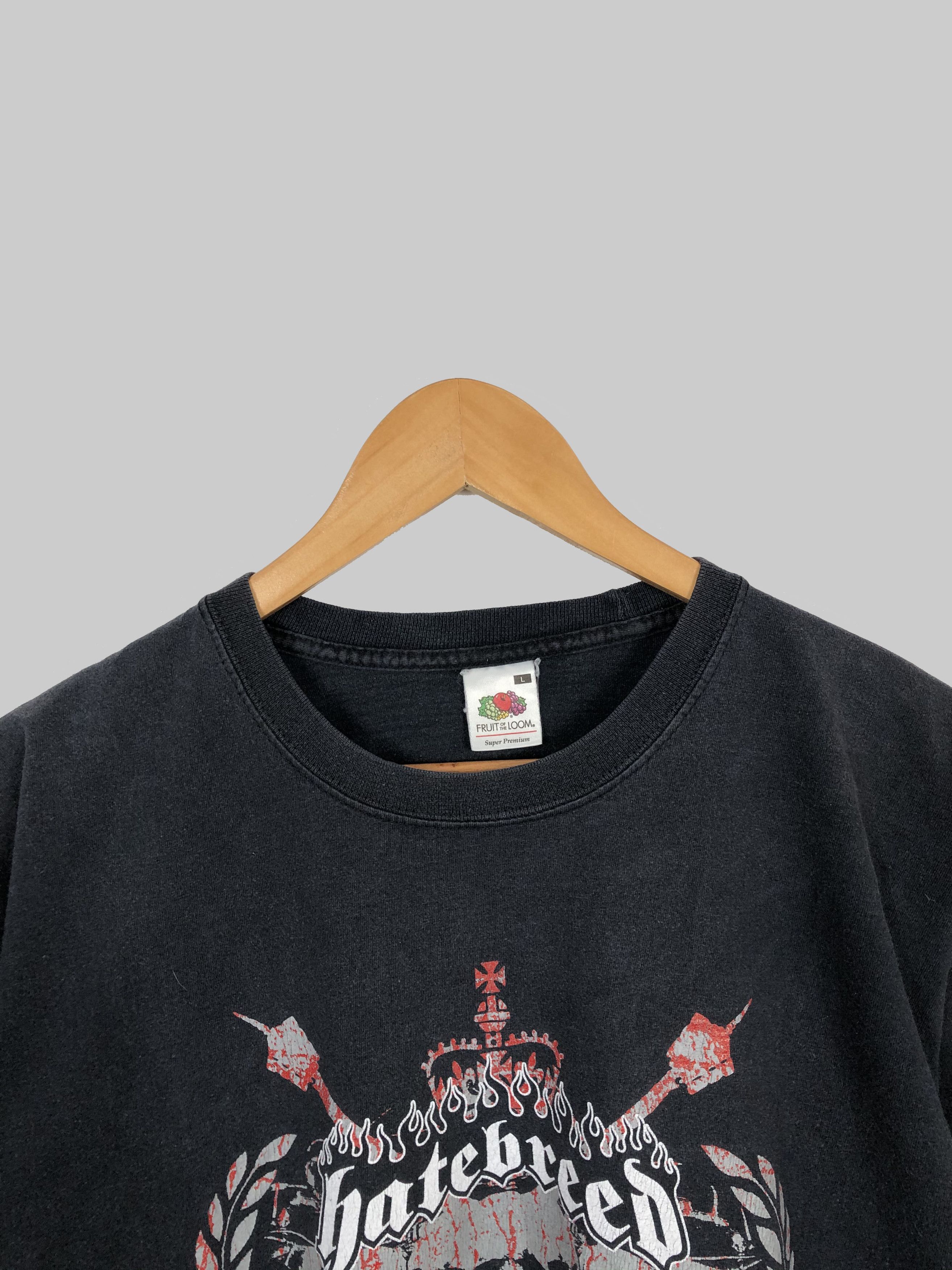 Band Tees Vintage 2007 Hatebreed (Agnostic Front Sick of It All) Size US L / EU 52-54 / 3 - 3 Thumbnail