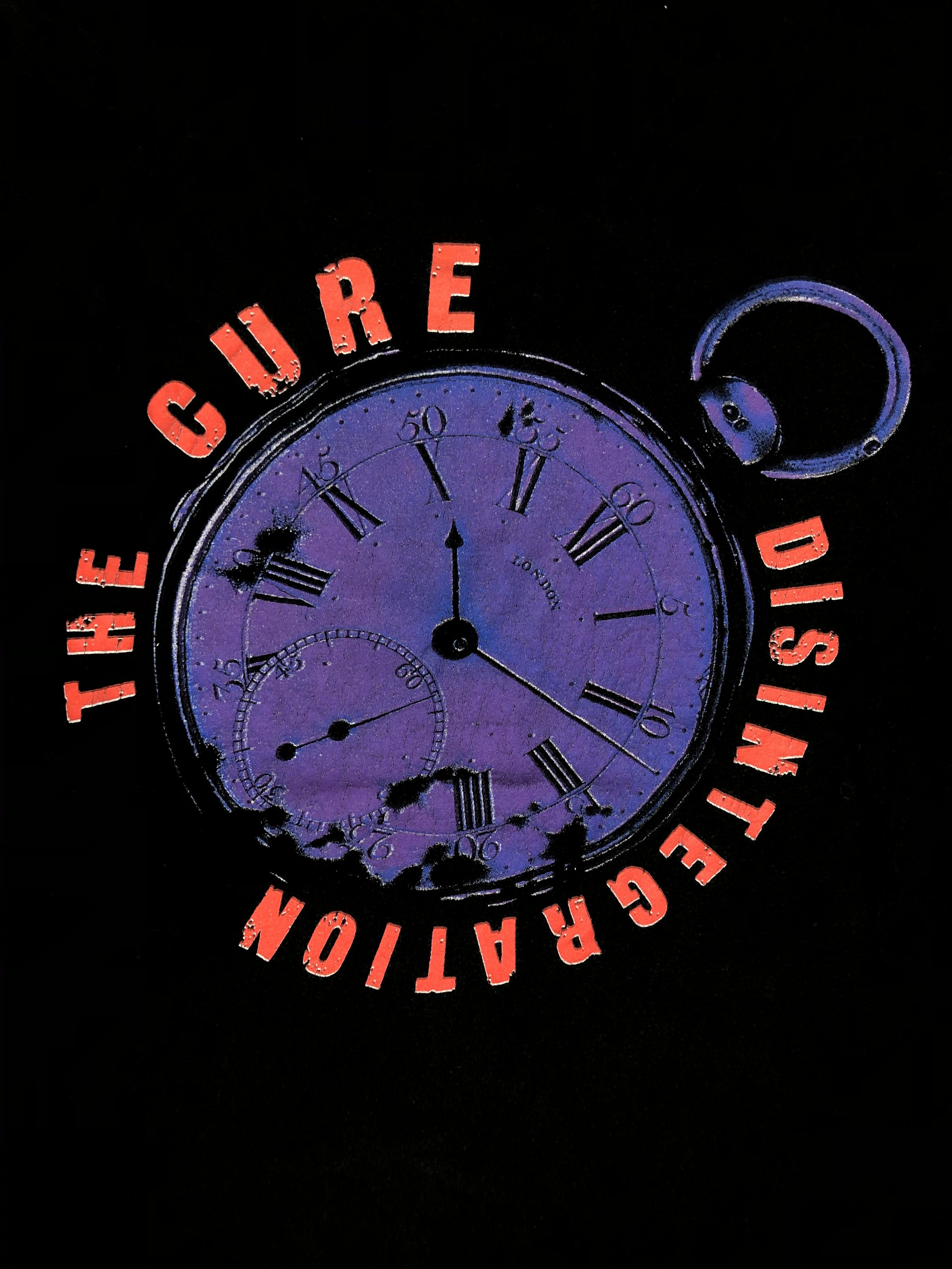 Band Tees Vintage 1989 The Cure Disintegration (New Order Stone Roses Size US XL / EU 56 / 4 - 9 Thumbnail