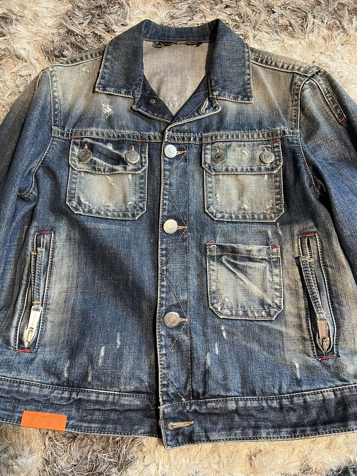 Dsquared2 Dsquared Cropped Denim Jacket with long sleeves | Grailed