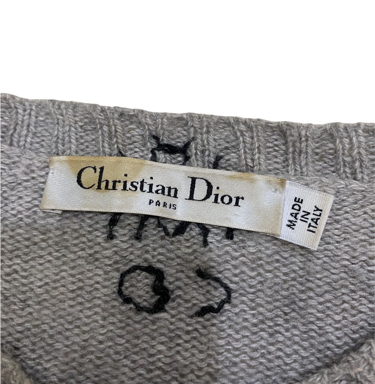 Christian Dior Monsieur DIOR LA LUNE 2017 GREY KNITWEAR SWEATER Size S / US 4 / IT 40 - 6 Thumbnail