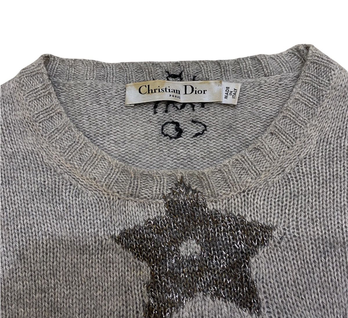 Christian Dior Monsieur DIOR LA LUNE 2017 GREY KNITWEAR SWEATER Size S / US 4 / IT 40 - 5 Thumbnail
