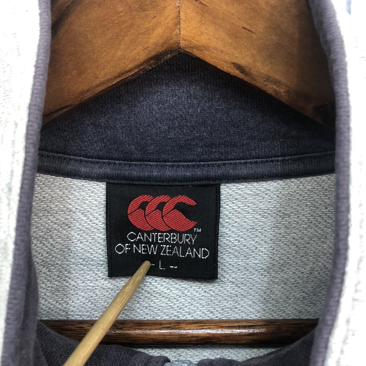 Canterbury of New Zealand × Vintage Vintage Canterbury Of New Zealand Half Zip Sweatshirt Size US L / EU 52-54 / 3 - 9 Thumbnail