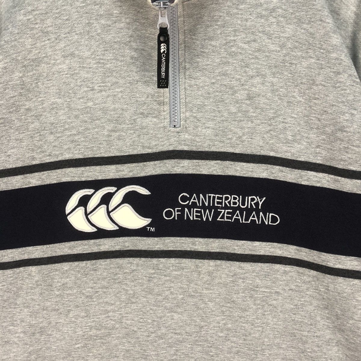 Canterbury of New Zealand × Vintage Vintage Canterbury Of New Zealand Half Zip Sweatshirt Size US L / EU 52-54 / 3 - 5 Thumbnail