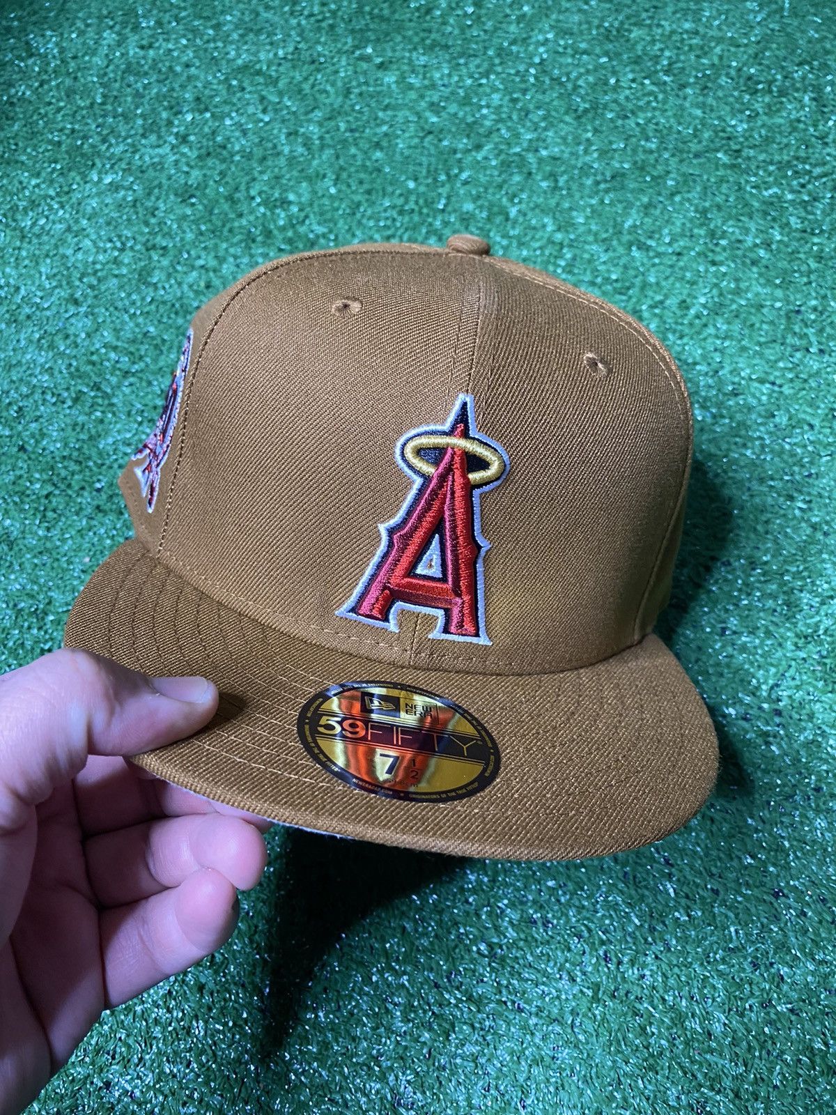 New Era ANGELS NEW ERA BOURBON BROWN HAT 7 1/2 Size ONE SIZE - 2 Preview