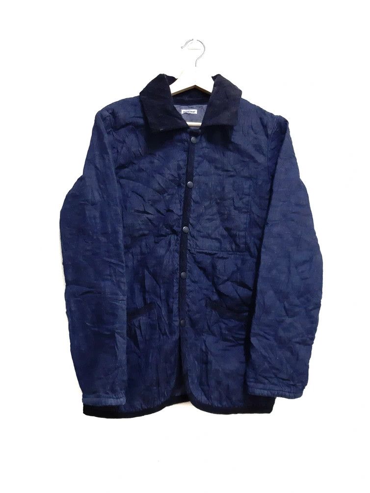 Denime × Indigo × Vintage Vintage Denime Indigo Quilted Snap Button Jacket Size US M / EU 48-50 / 2 - 3 Thumbnail