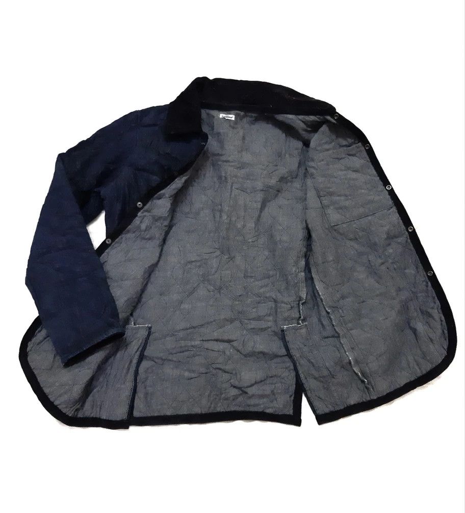 Denime × Indigo × Vintage Vintage Denime Indigo Quilted Snap Button Jacket Size US M / EU 48-50 / 2 - 2 Thumbnail
