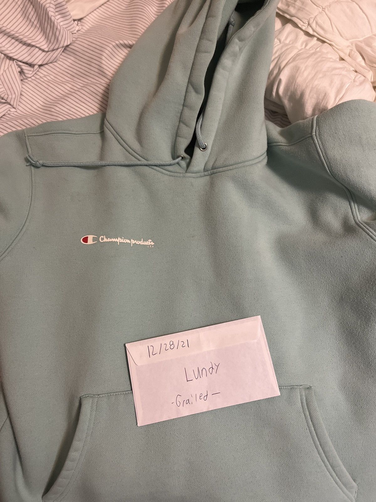Champion Supreme Mint Supreme X Champion Sweatshirt Grailed