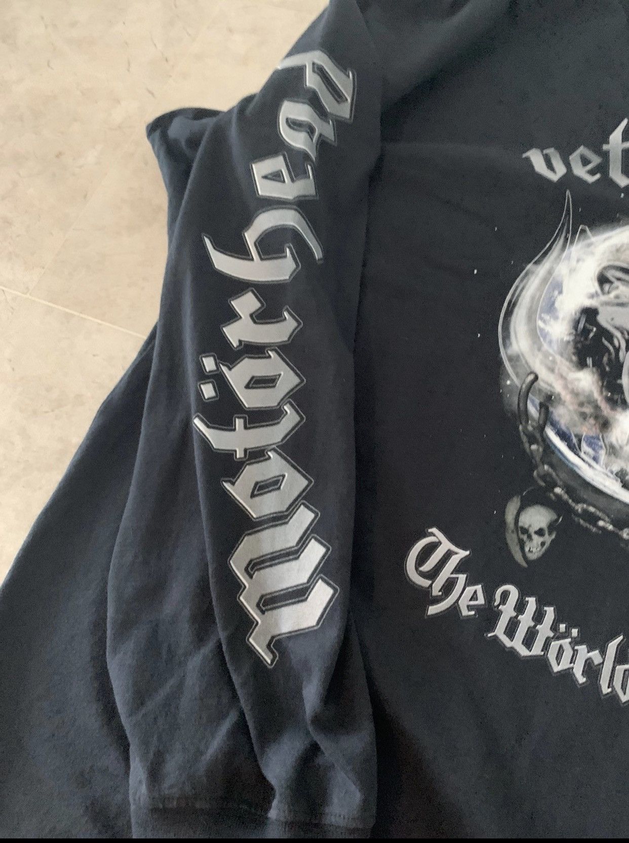 Vetements 2020AW Motorhead 'the world is yours' LS crewneck tee Size US L / EU 52-54 / 3 - 4 Thumbnail