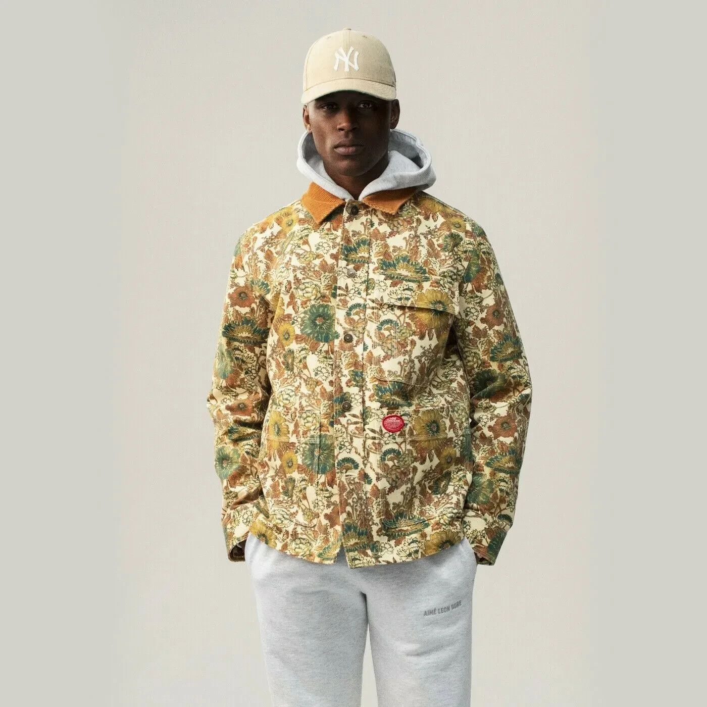 Aime Leon Dore Floral Painter's Jacket - L Size US L / EU 52-54 / 3 - 3 Thumbnail
