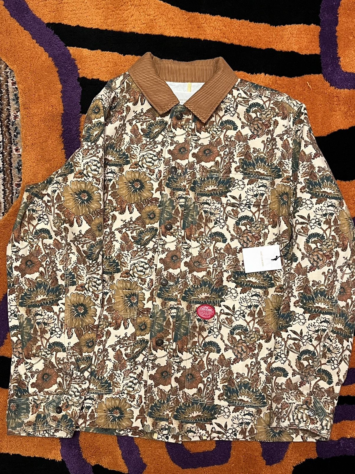 Aime Leon Dore Floral Painter's Jacket - L Size US L / EU 52-54 / 3 - 1 Thumbnail