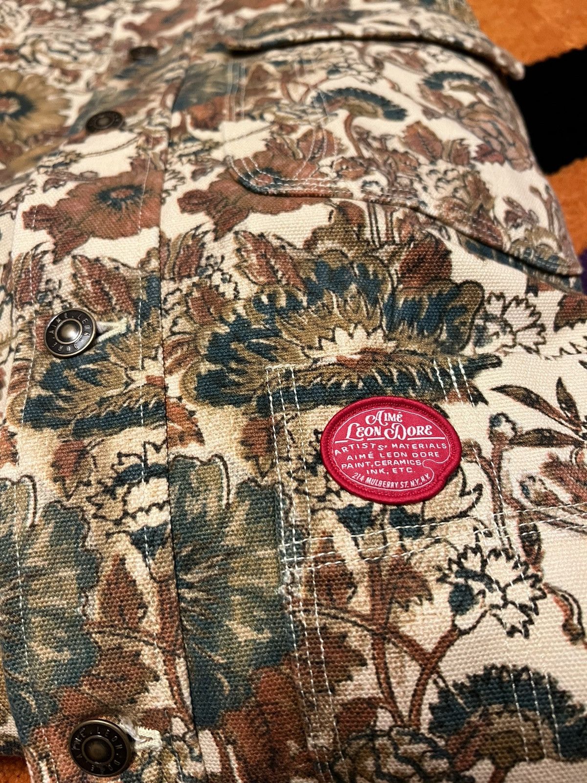Aime Leon Dore Floral Painter's Jacket - L Size US L / EU 52-54 / 3 - 12 Thumbnail