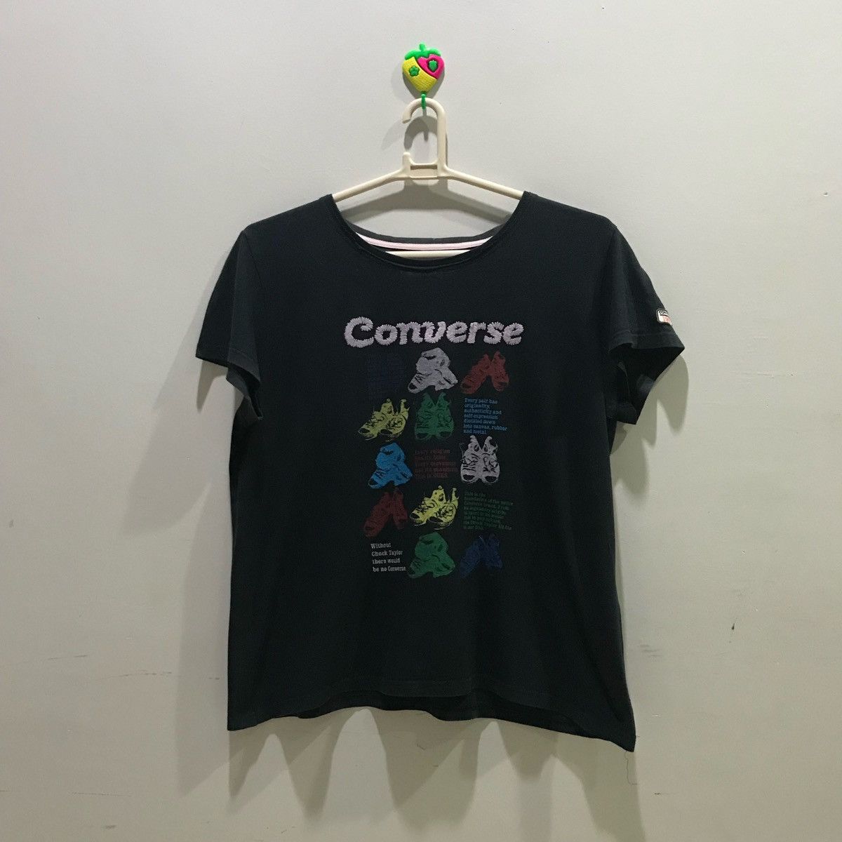 Converse × Japanese Brand × Vintage CONVERSE Short Sleeve TShirts embroidered logo 3L Fits XL Size US XL / EU 56 / 4 - 1 Thumbnail