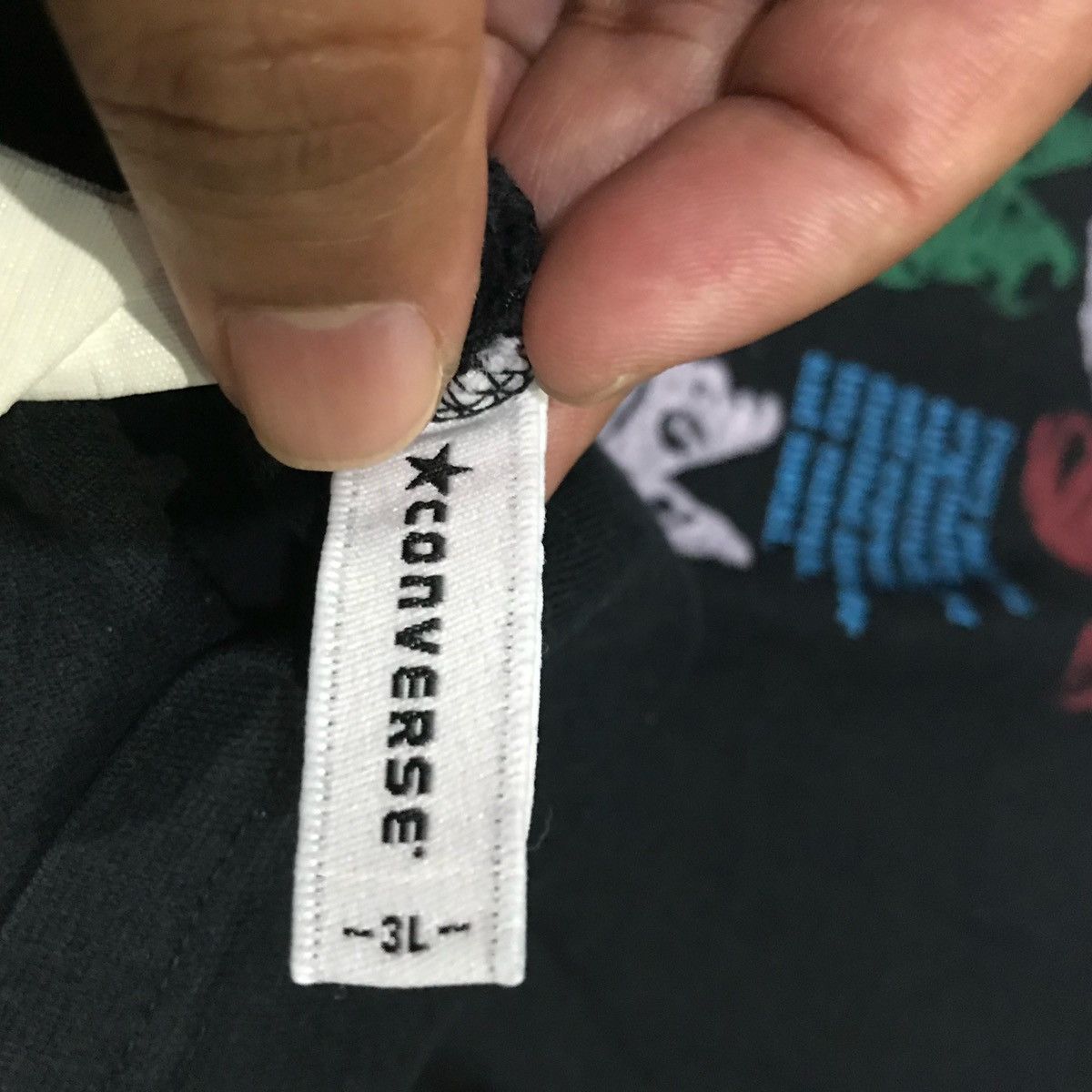 Converse × Japanese Brand × Vintage CONVERSE Short Sleeve TShirts embroidered logo 3L Fits XL Size US XL / EU 56 / 4 - 7 Thumbnail