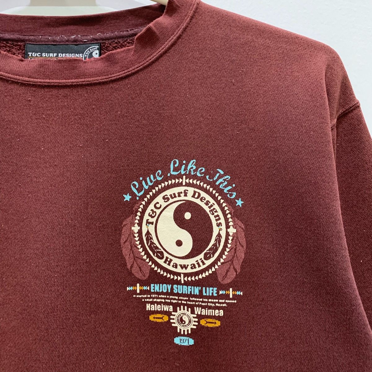 Japanese Brand × Vintage T&C SURF DESIGN Sweatshirts Size L Size US L / EU 52-54 / 3 - 5 Thumbnail