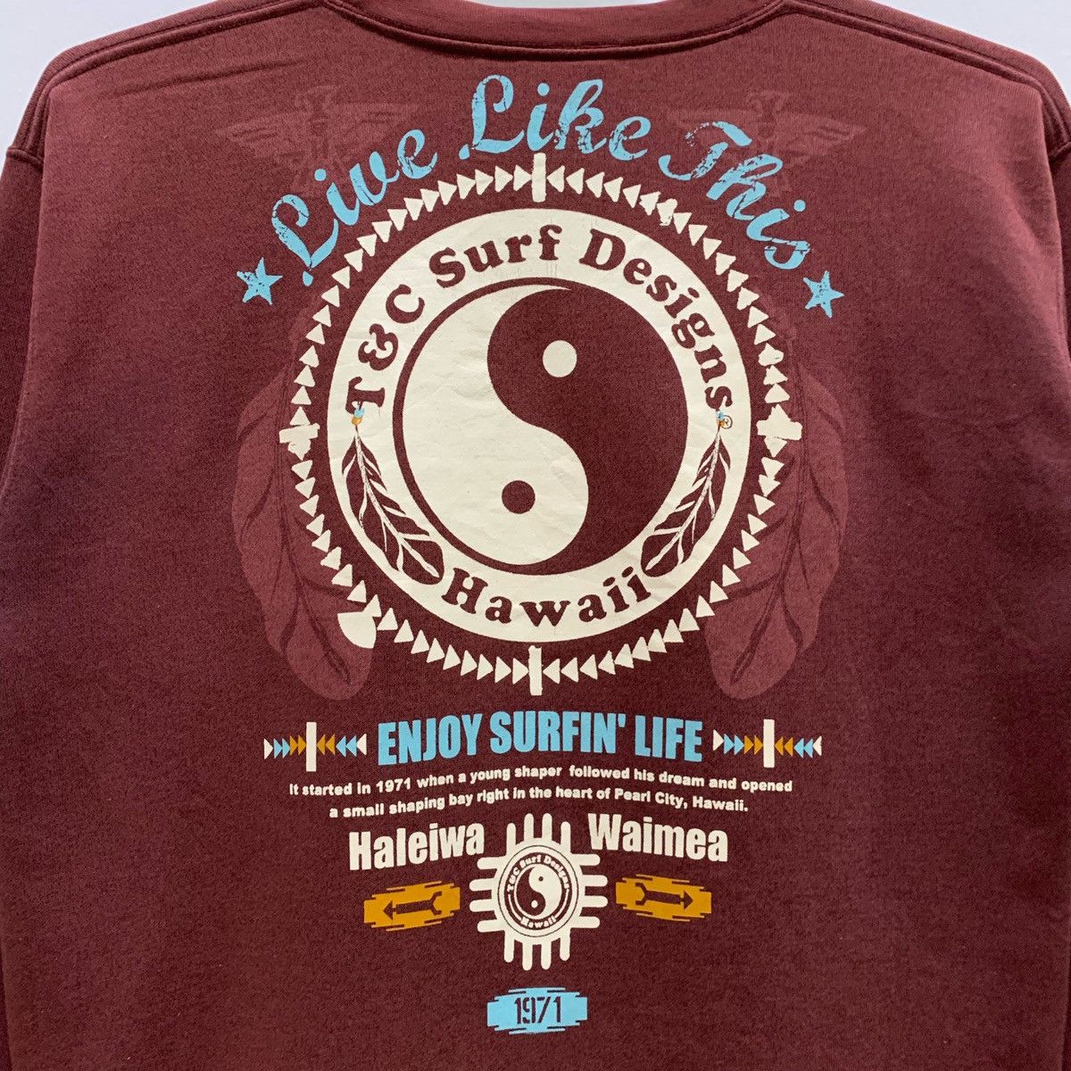 Japanese Brand × Vintage T&C SURF DESIGN Sweatshirts Size L Size US L / EU 52-54 / 3 - 2 Thumbnail