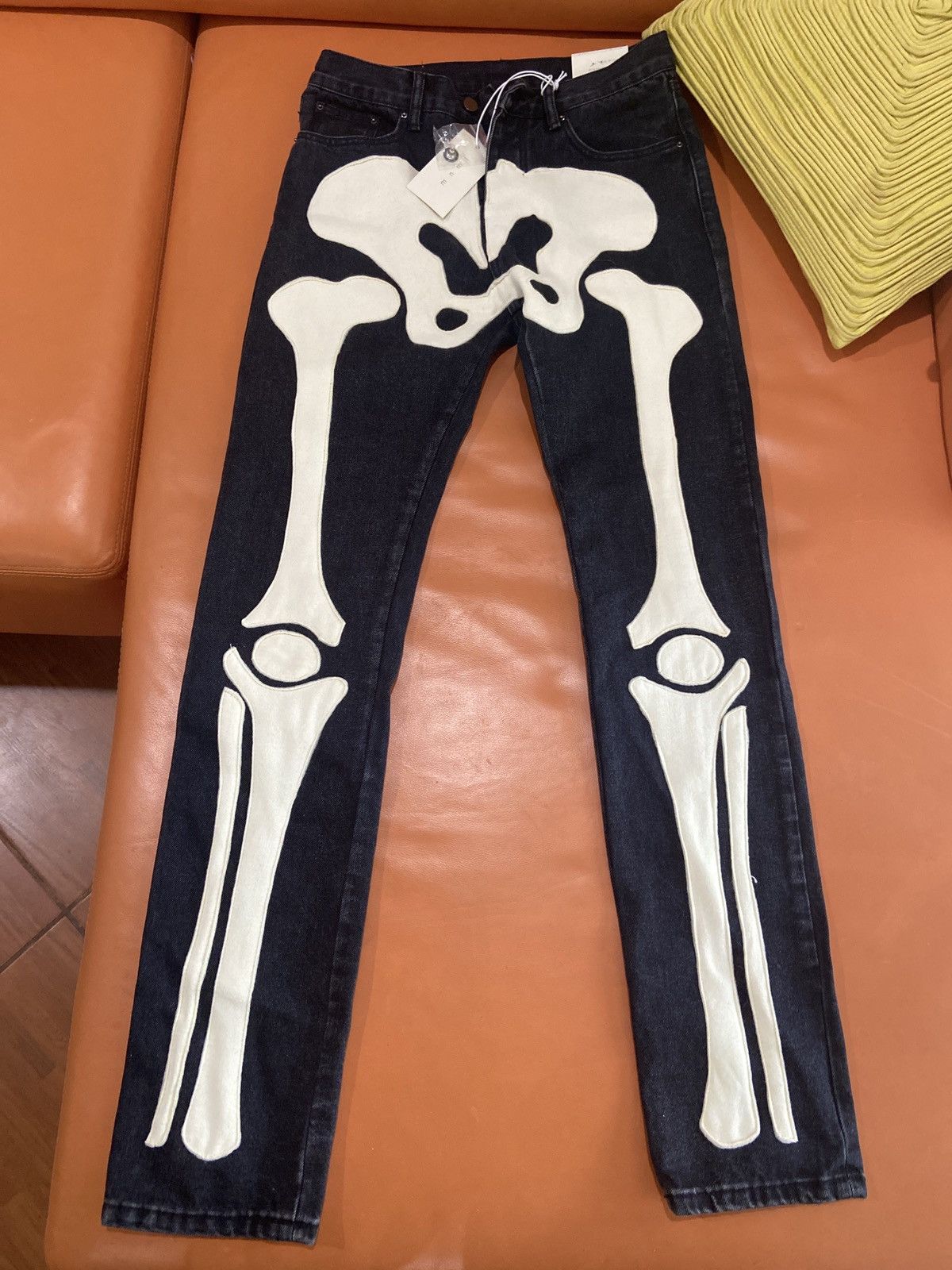 MNML D184 SKELETON DENIM | Grailed