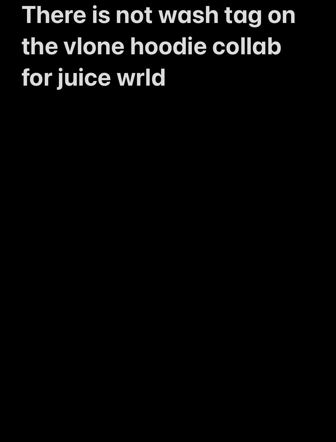 Vlone Rare Vlone Juice Wrld 999 Wrld Takeover Hoodie Size US XL / EU 56 / 4 - 7 Thumbnail