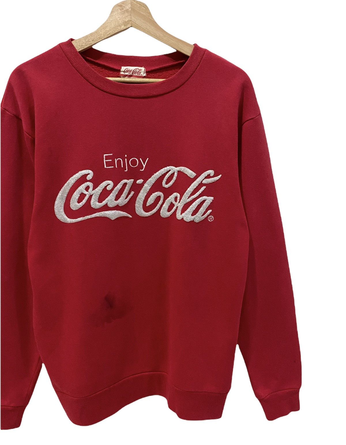 Coca Cola × Vintage 🔥COCA-COLA STREETWEAR BIG LOGO SWEATSHIRT RARE Size US S / EU 44-46 / 1 - 5 Thumbnail