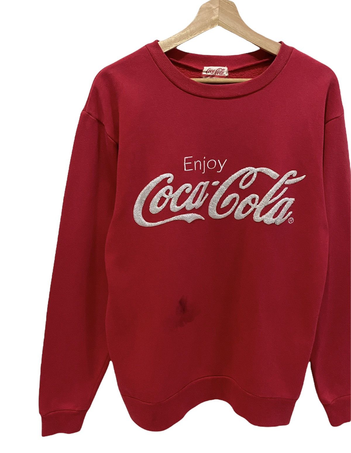 Coca Cola × Vintage 🔥COCA-COLA STREETWEAR BIG LOGO SWEATSHIRT RARE Size US S / EU 44-46 / 1 - 4 Thumbnail