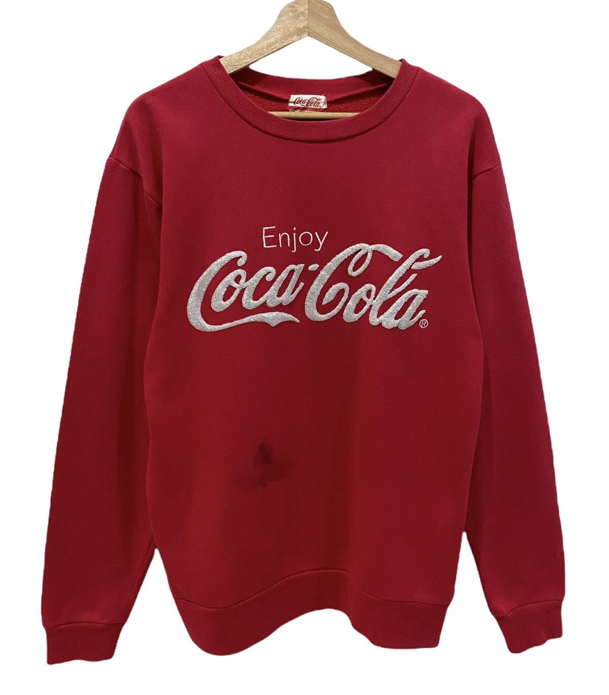 Coca Cola × Vintage 🔥COCA-COLA STREETWEAR BIG LOGO SWEATSHIRT RARE Size US S / EU 44-46 / 1 - 1 Thumbnail