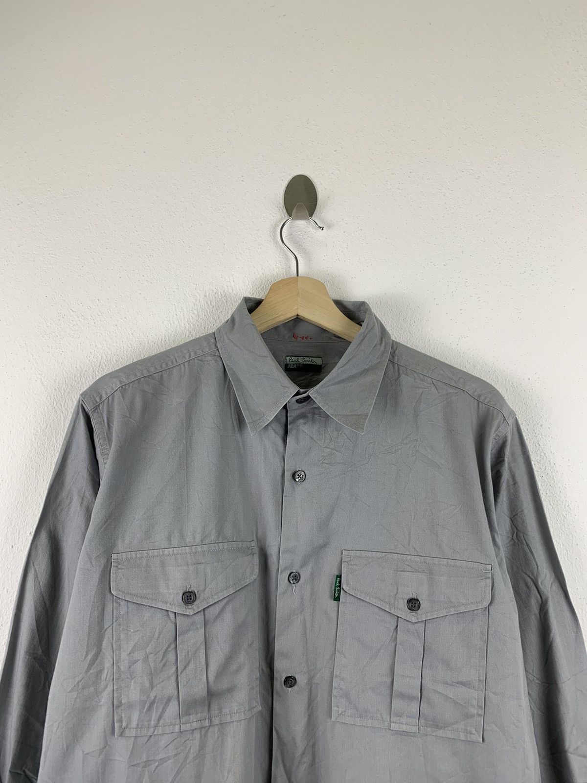 Paul Smith × Vintage VINTAGE PAUL SMITH JEANS TRUCKER COTTON SHIRT Size US M / EU 48-50 / 2 - 2 Thumbnail