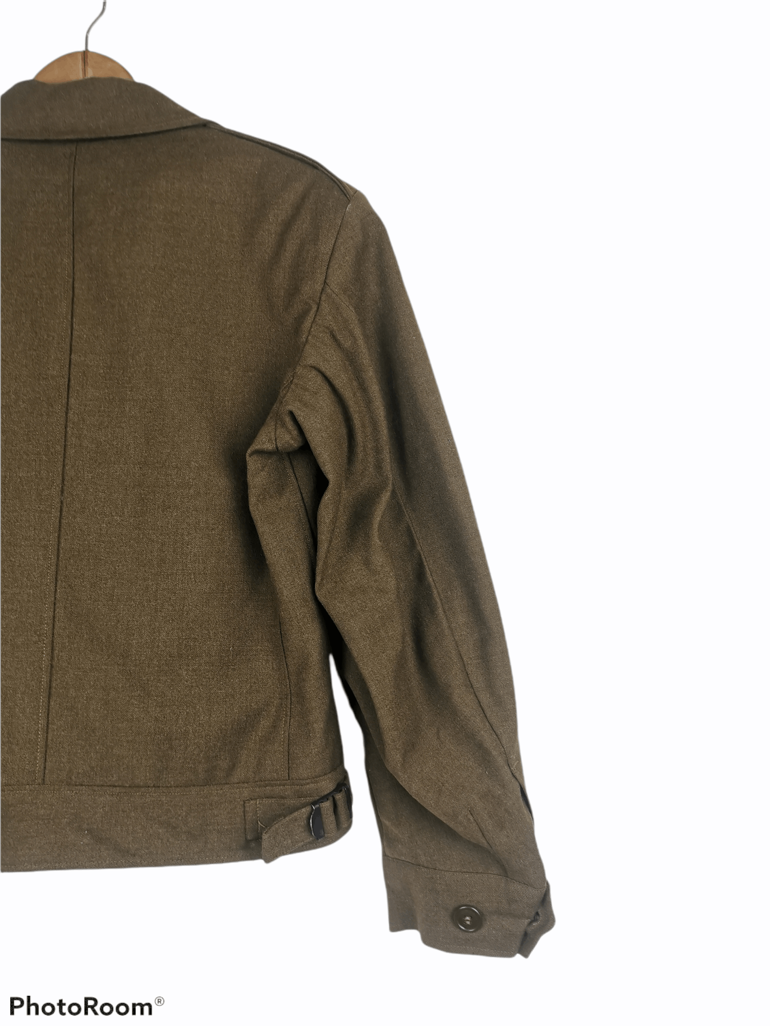 Vintage Vintage 40's WWII Cropped Army Wool Field Jacket Size US S / EU 44-46 / 1 - 6 Thumbnail