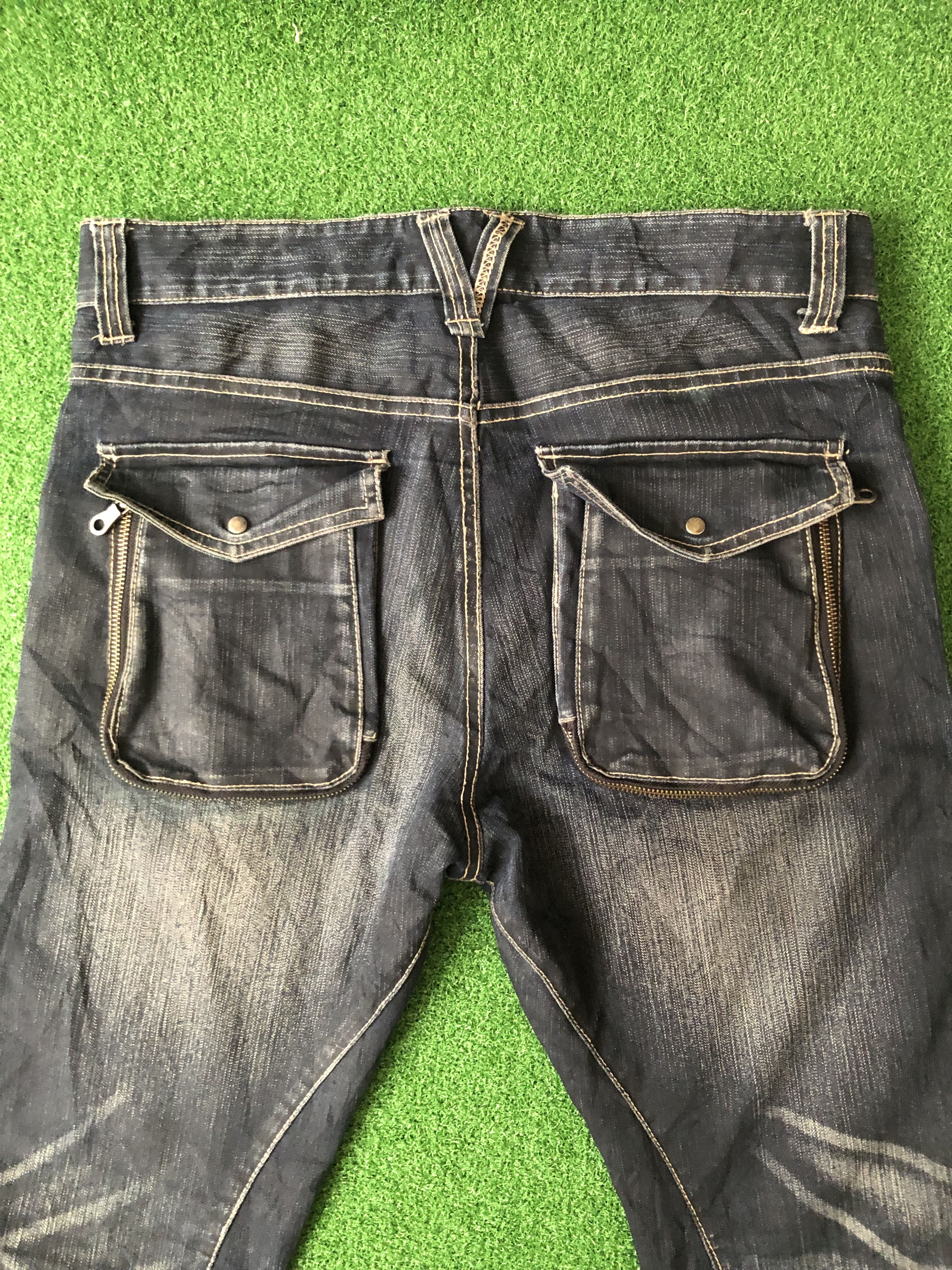 PPFM Ppfm J Curve Zipper Pocket Denim Pants Size US 33 - 5 Thumbnail