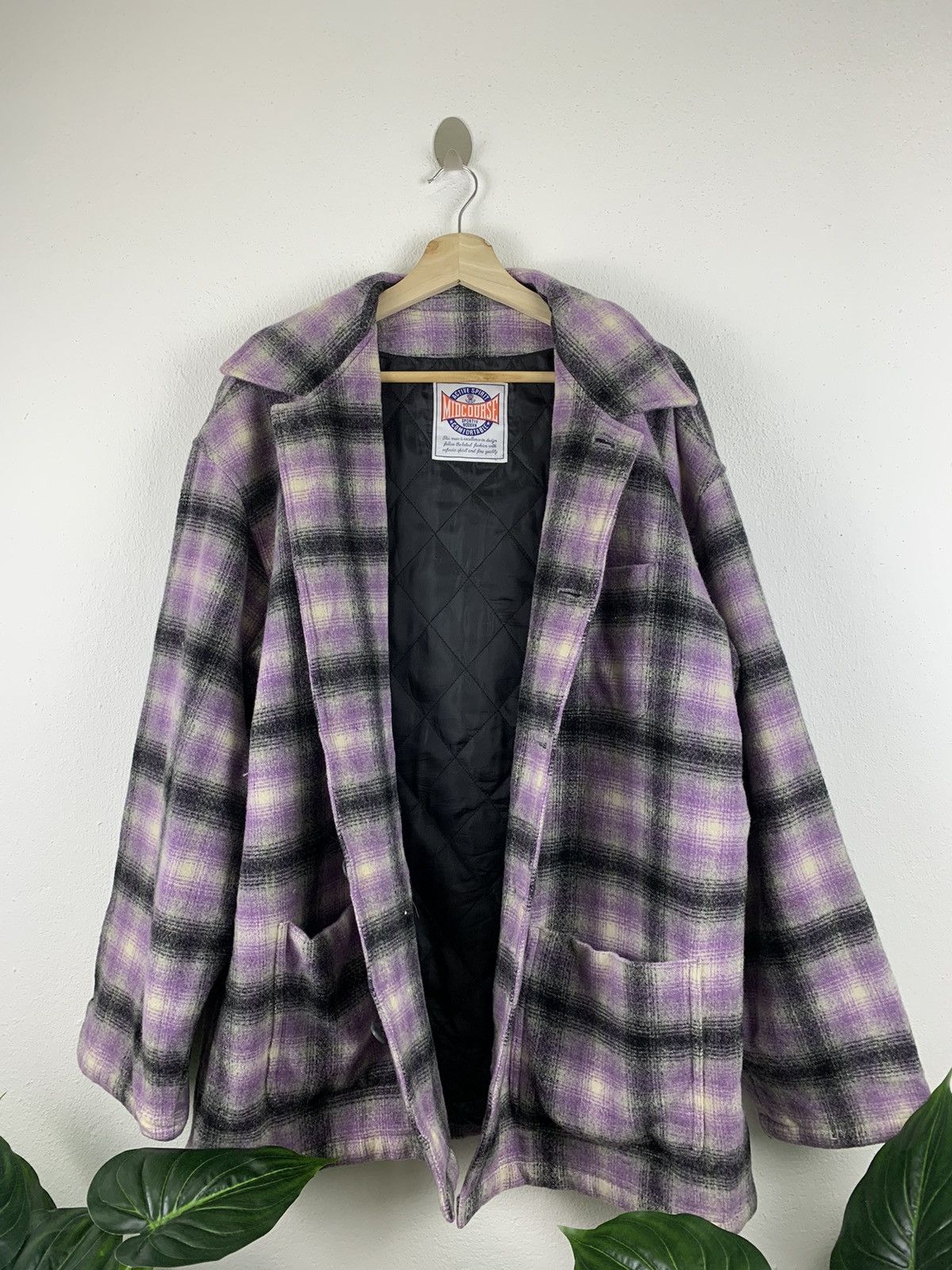 Flannel VINTAGE MIDCOUSE TARTAN WOOL JACKET Size US XL / EU 56 / 4 - 6 Thumbnail
