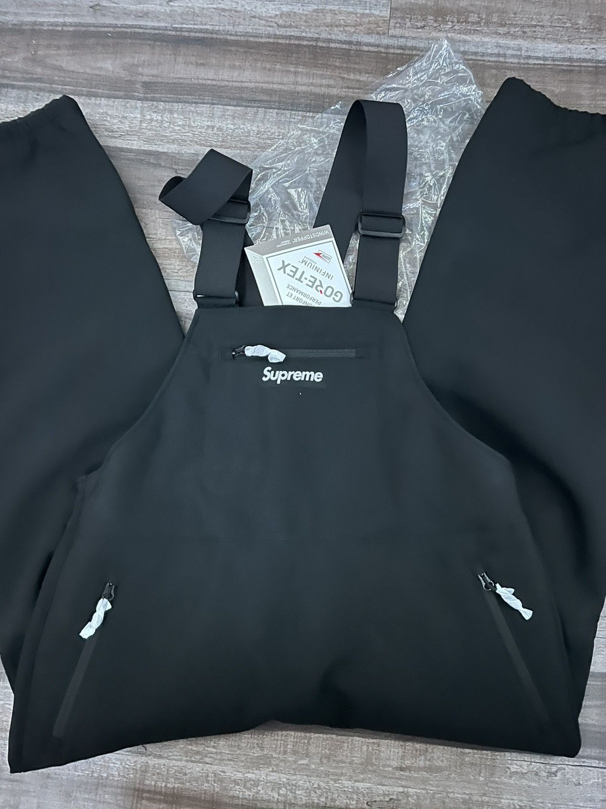 Supreme Supreme Windstopper Overalls Black | Grailed