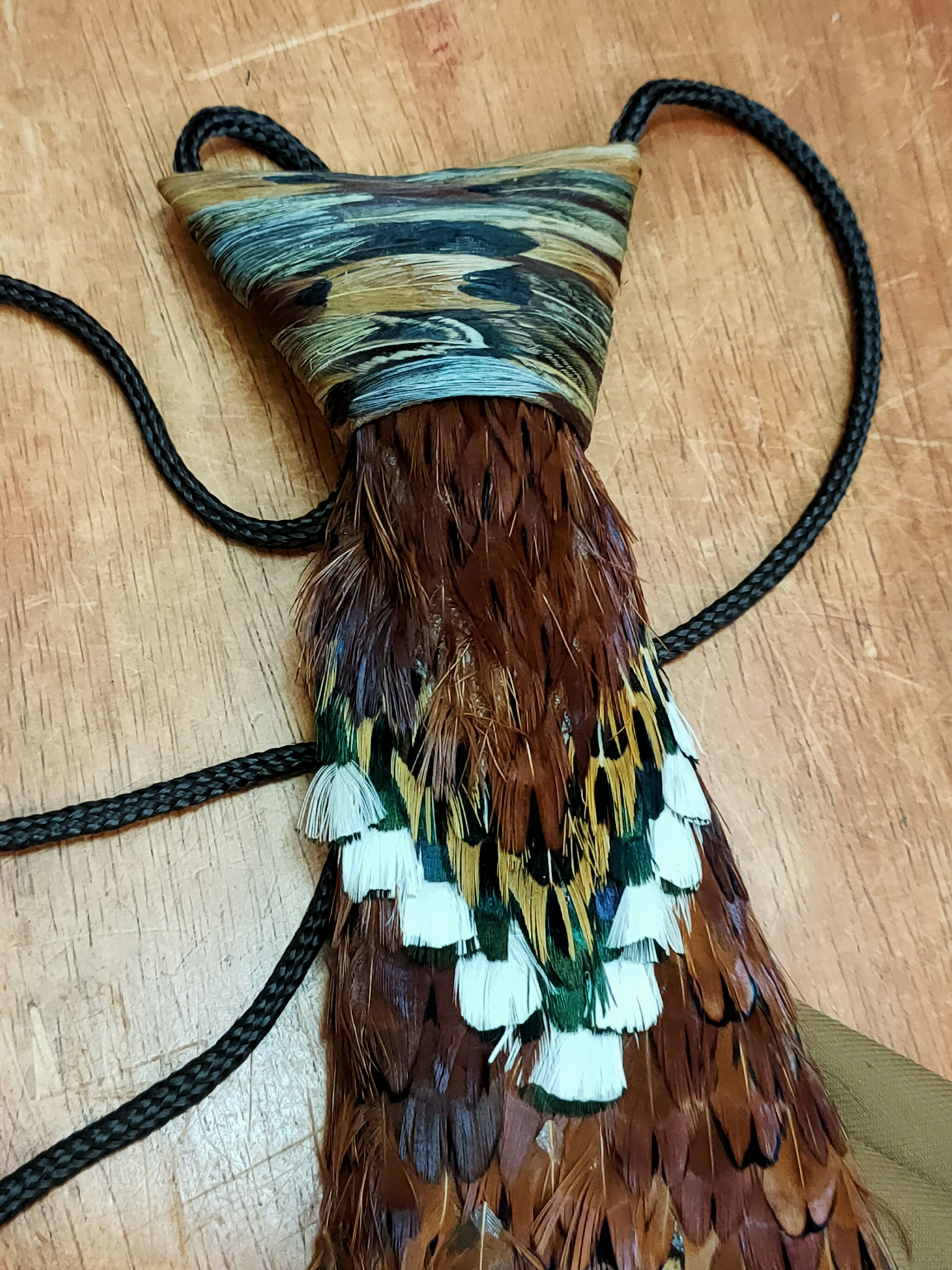 Other Bird feather tie Size ONE SIZE - 5 Thumbnail