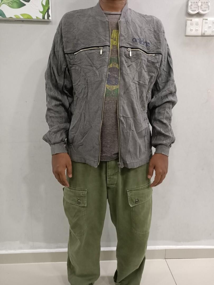 Adidas × Vintage Vintage 90's Adidas Full-zipper Jacket Sweater Size US L / EU 52-54 / 3 - 9 Thumbnail