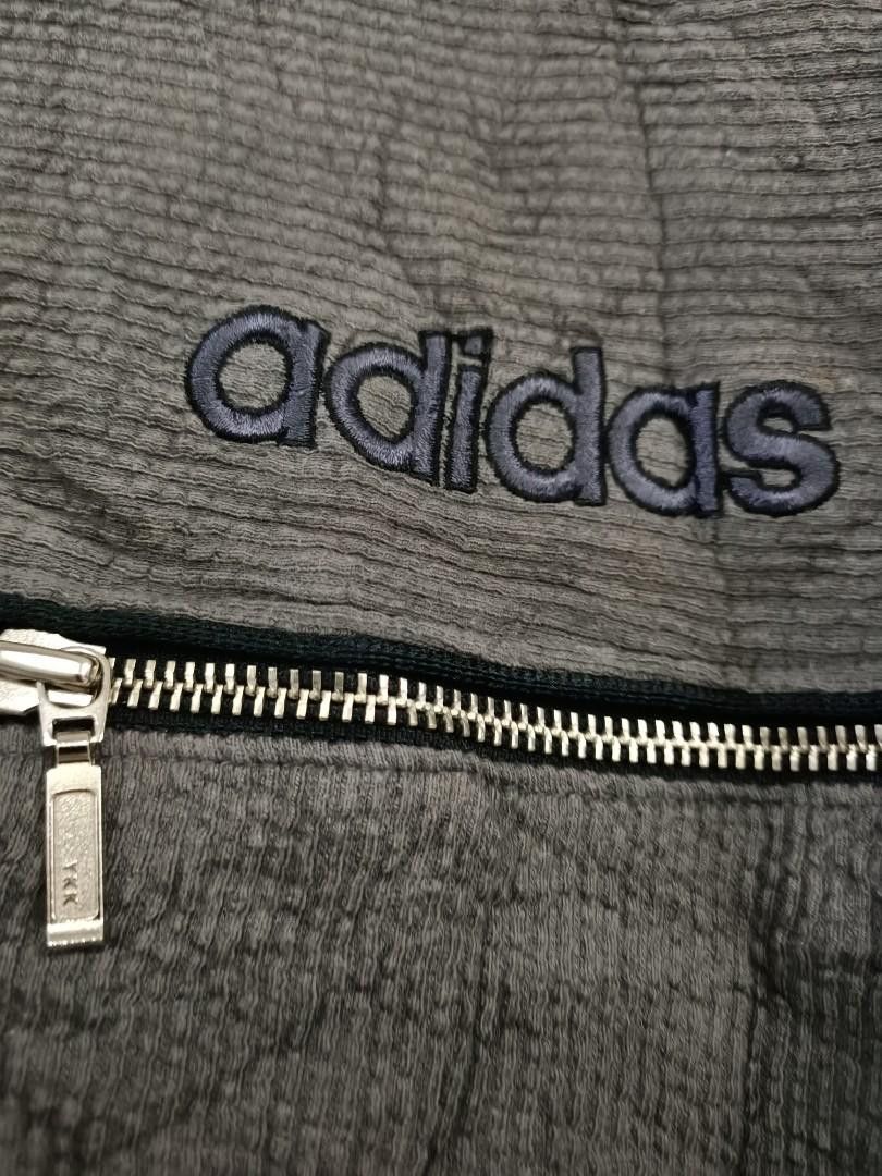 Adidas × Vintage Vintage 90's Adidas Full-zipper Jacket Sweater Size US L / EU 52-54 / 3 - 3 Thumbnail