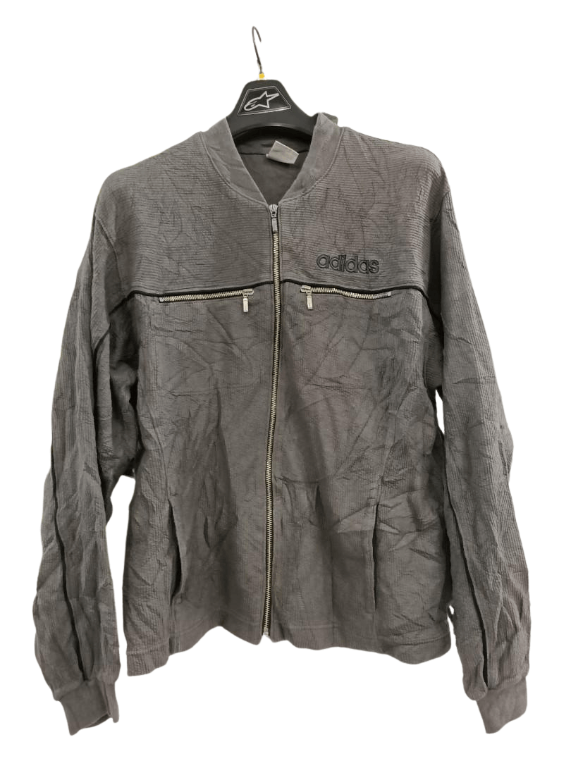 Adidas × Vintage Vintage 90's Adidas Full-zipper Jacket Sweater Size US L / EU 52-54 / 3 - 1 Thumbnail