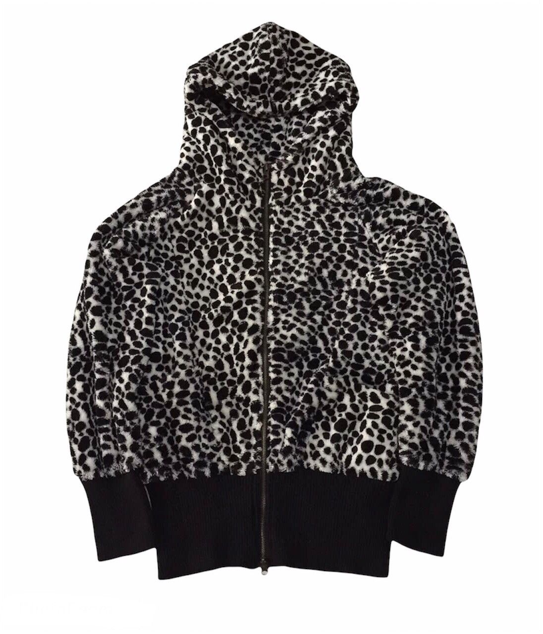 Japanese Brand Dot Leopard Over Style Jacket Hooded Size US M / EU 48-50 / 2 - 1 Thumbnail